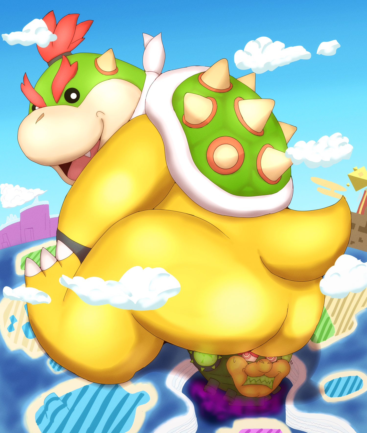 Bowser Jr.'s BIG WONDER by UsiKuma -- Fur Affinity [dot] net