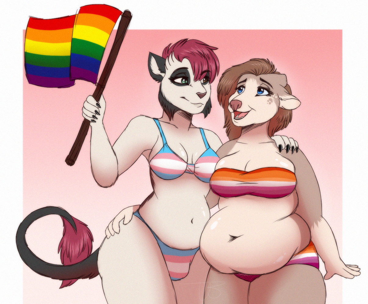 Proud Bikini Gals by UtuTheHybrid Fur Affinity dot net