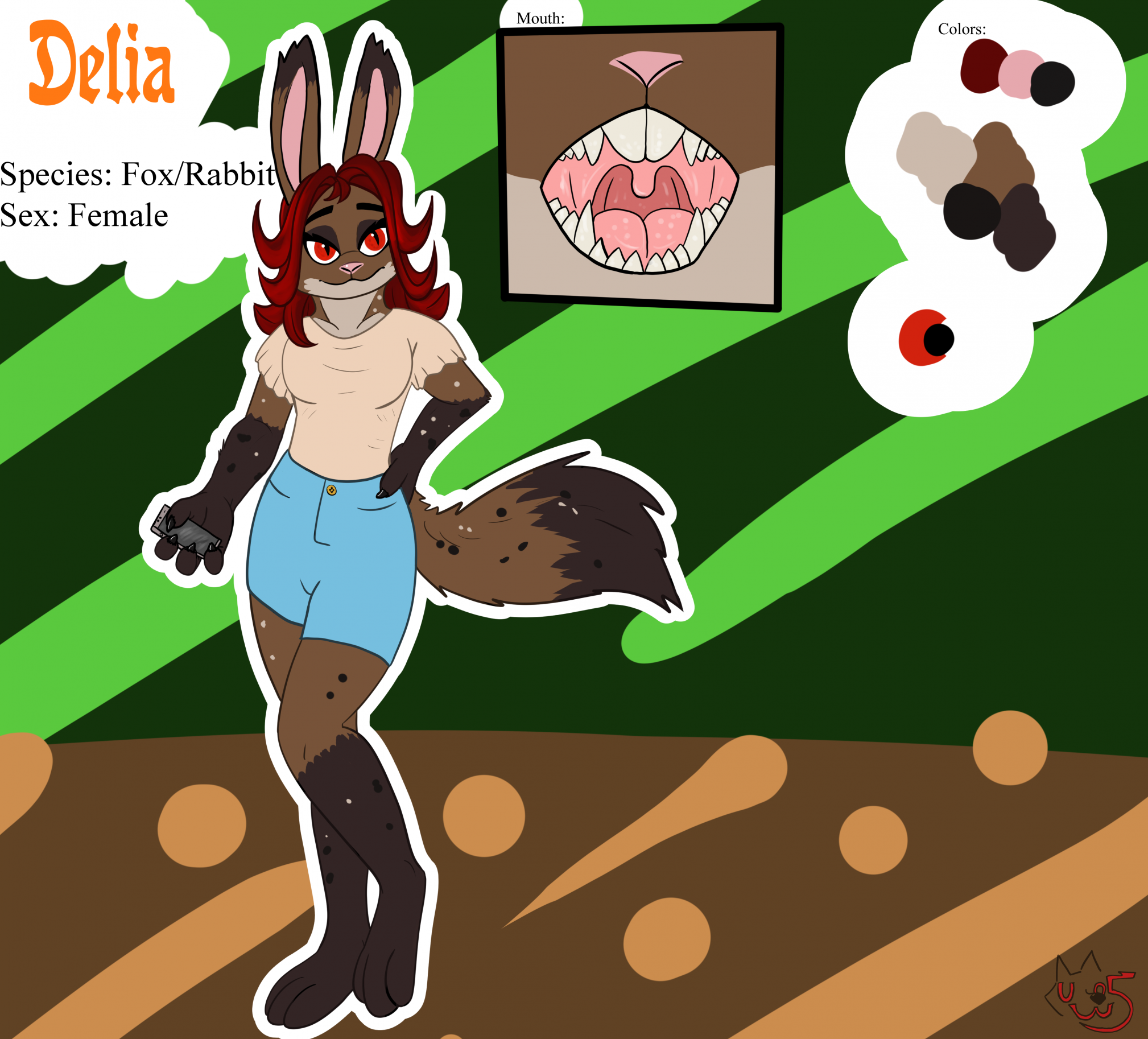 Delia Ref Sheet by Uwo5 -- Fur Affinity [dot] net