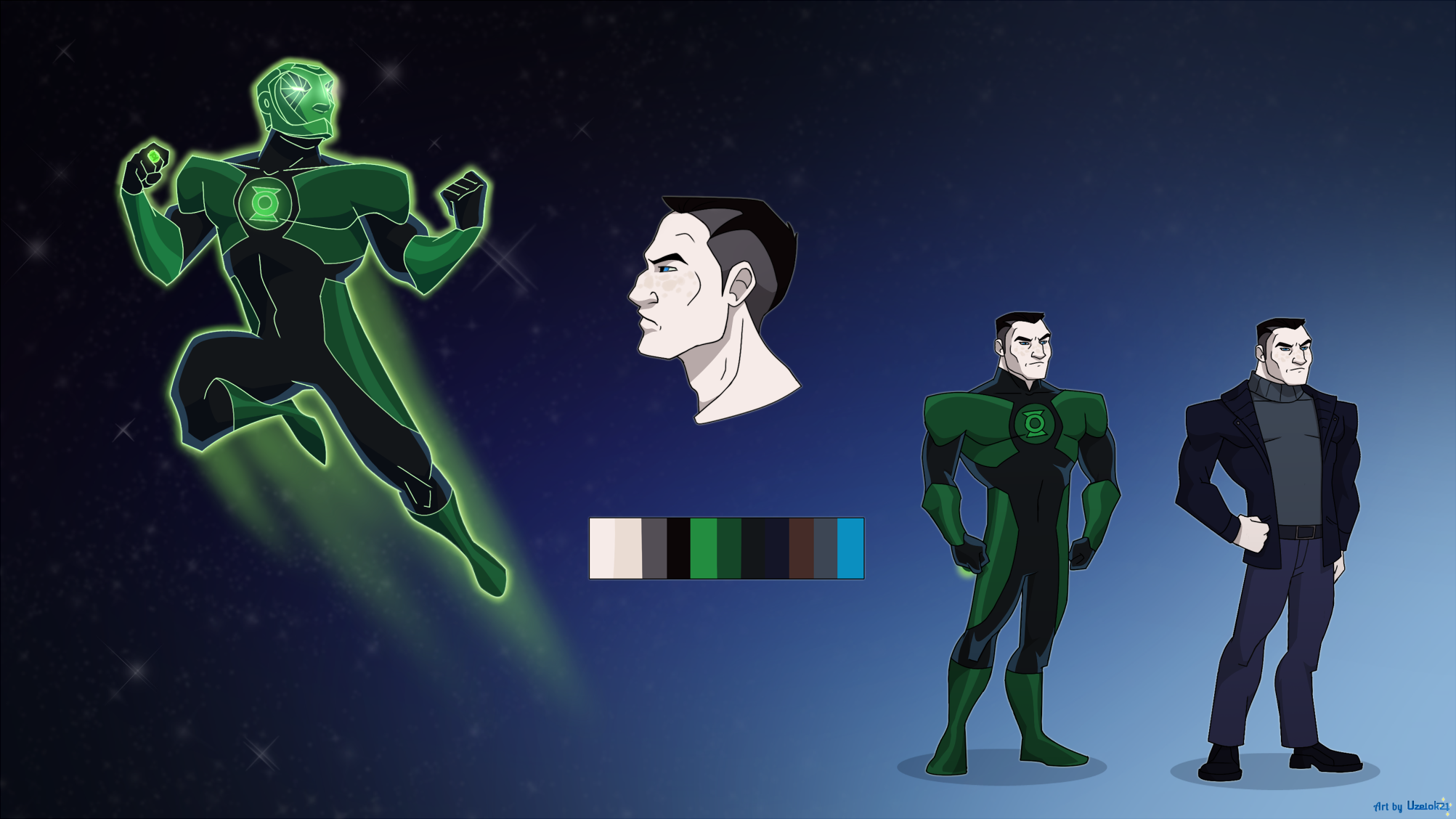 Green Lantern: The Animated Series | Green lantern the animated series, Green  lantern, Green lantern tas