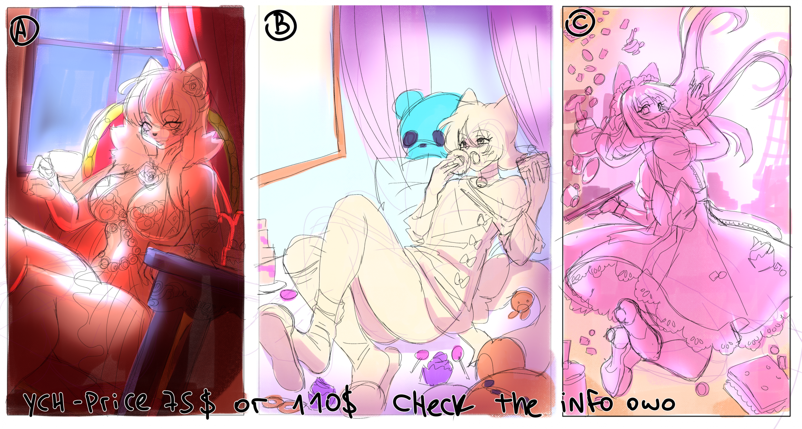 YCH "cake" flat price! (open)