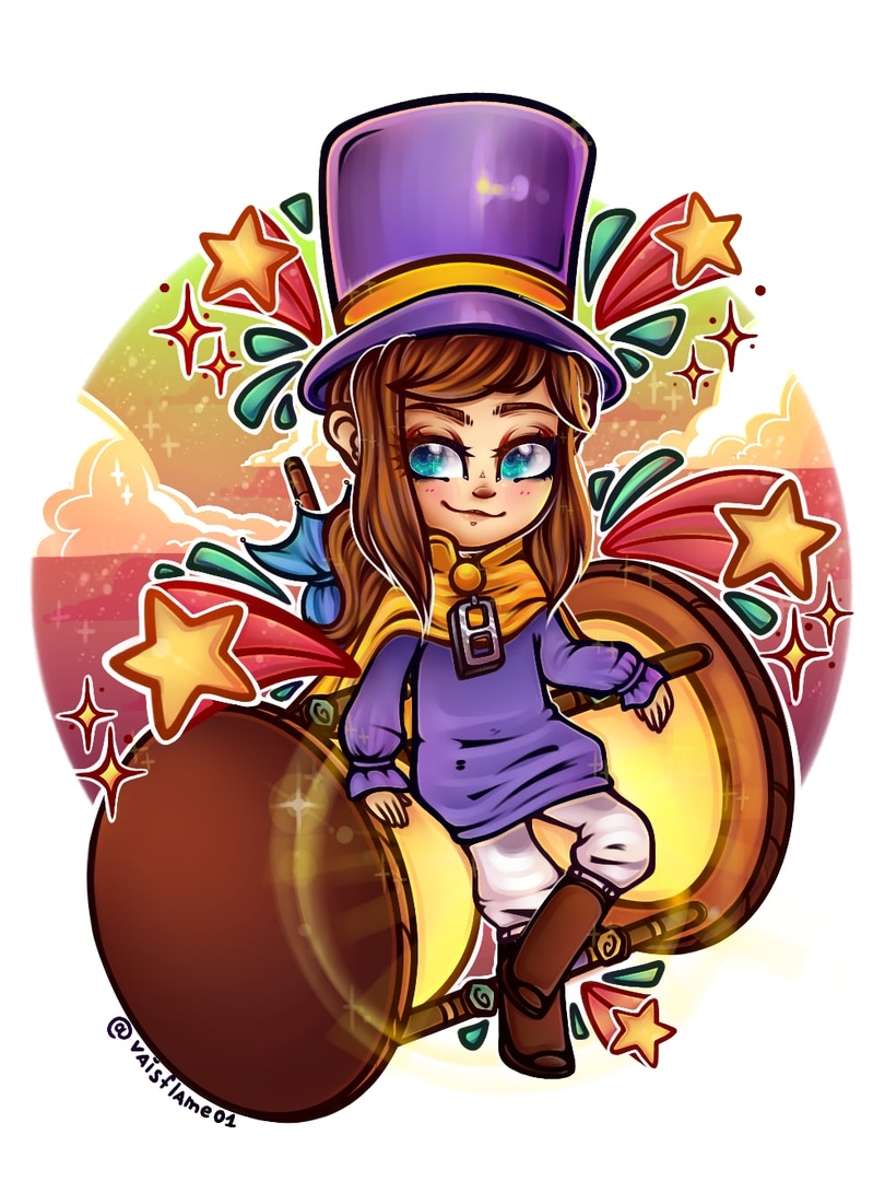 A Hat in Time: Hat Kid by atokota -- Fur Affinity [dot] net