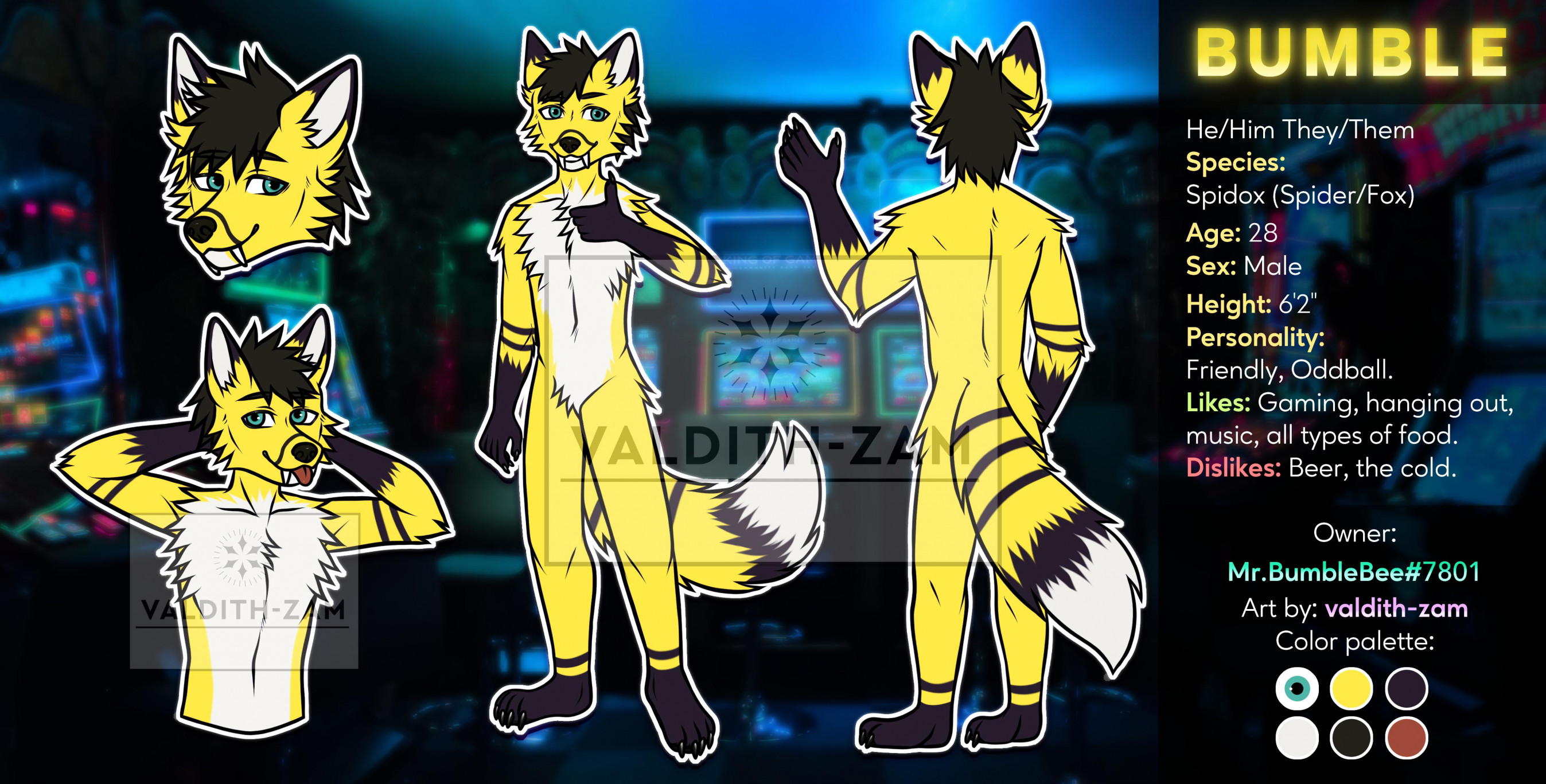 C] BUMBLE - Ref Sheet by valdith-zam -- Fur Affinity [dot] net