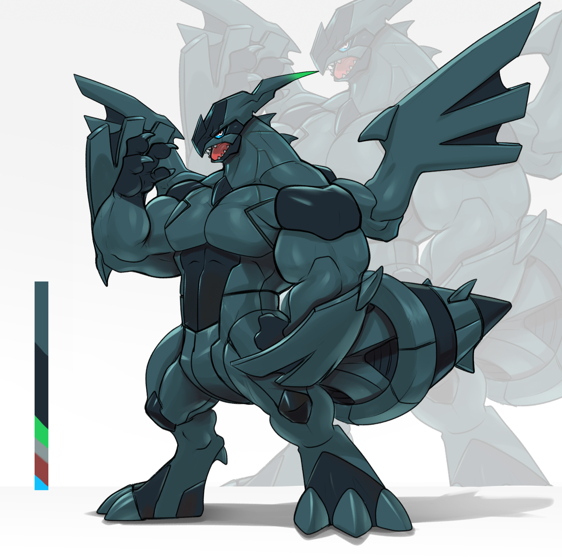 Zekrom's FNF Poses Comparison by TheDragonWorldAV -- Fur Affinity