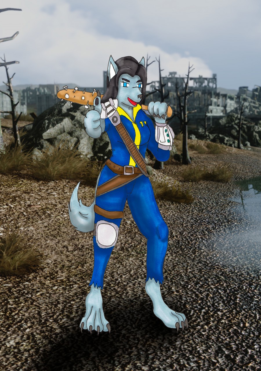 Fallout: Werewolf on the Wasteland by valentinetf -- Fur Affinity [dot] net