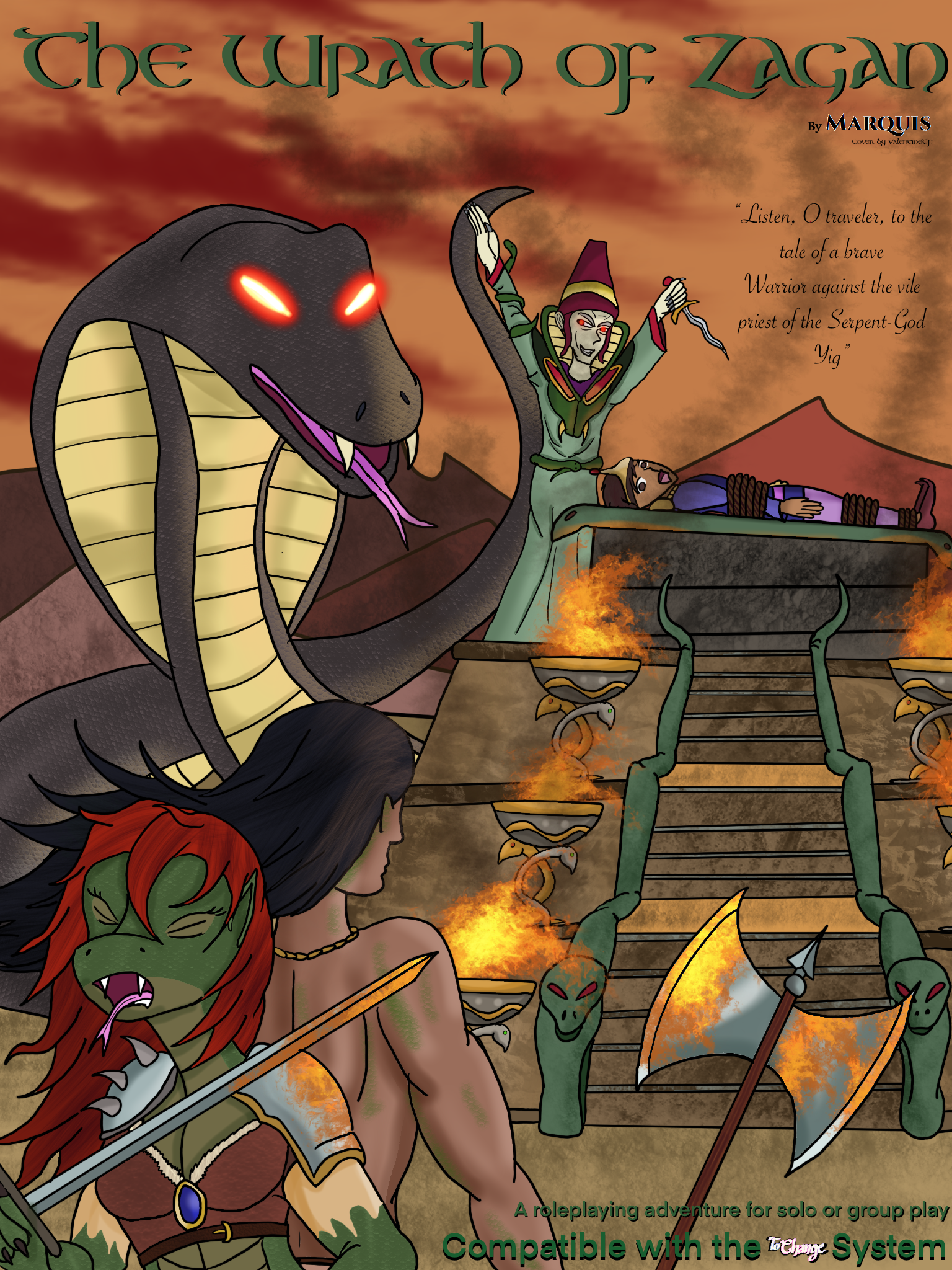 The Wrath Of Zagan - A To Change Adventure by valentinetf -- Fur Affinity  [dot] net