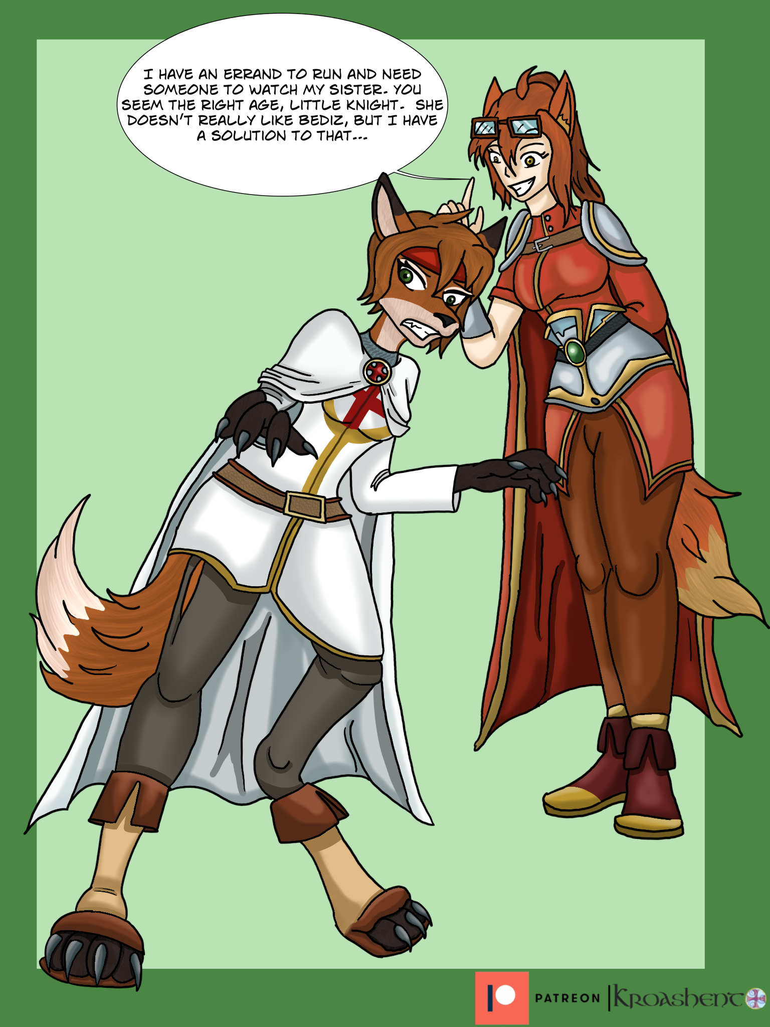 Kroashent Commission - Vixen on Demand by valentinetf -- Fur Affinity [dot]  net