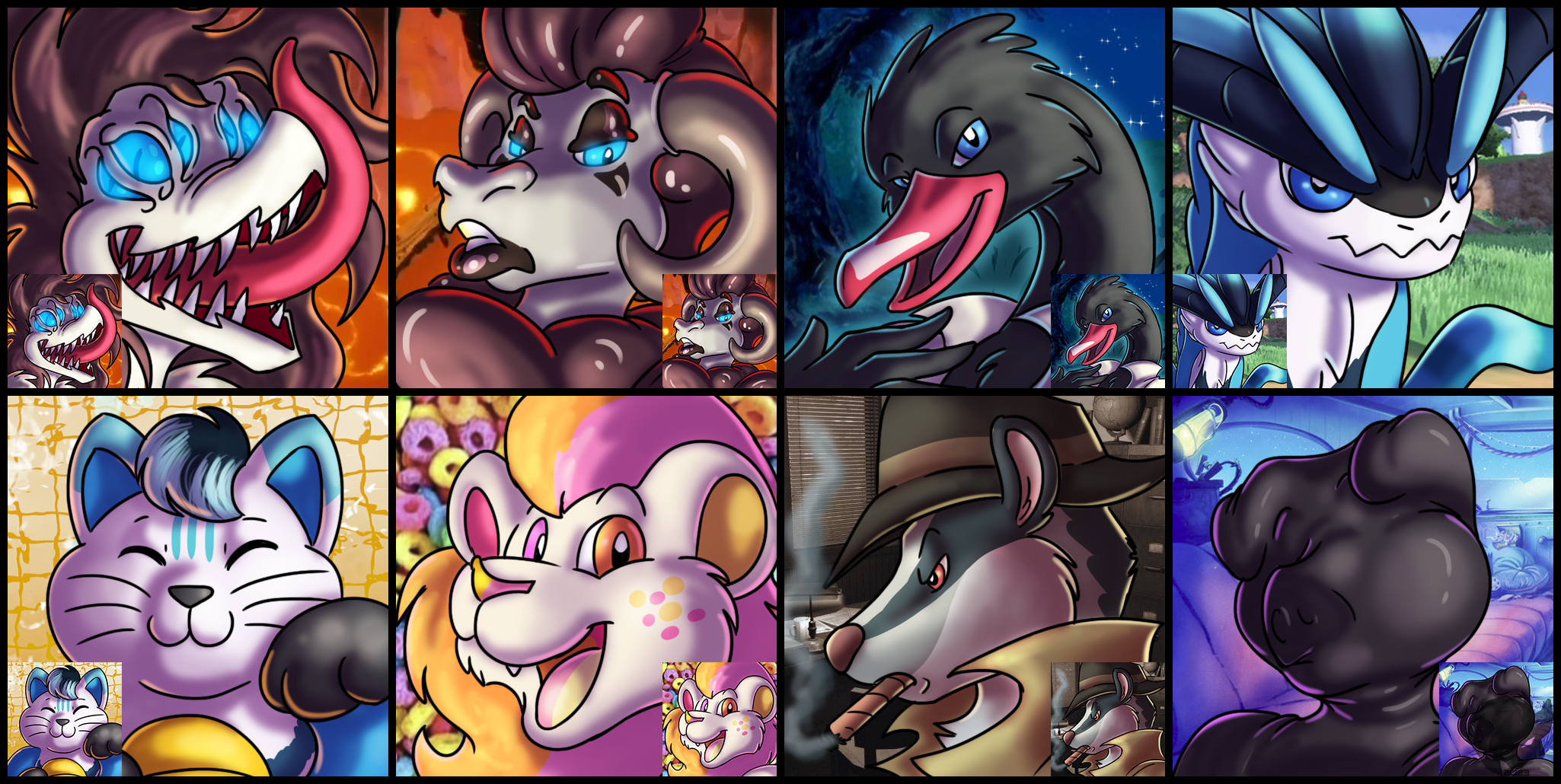 Apollo's February Icons (Commission)