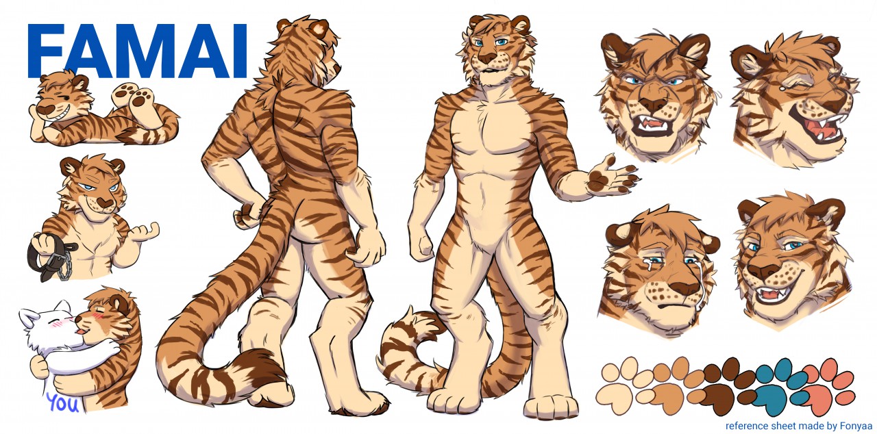 REV sheet and stickers Famai 2.0 tiggy slowly growing old