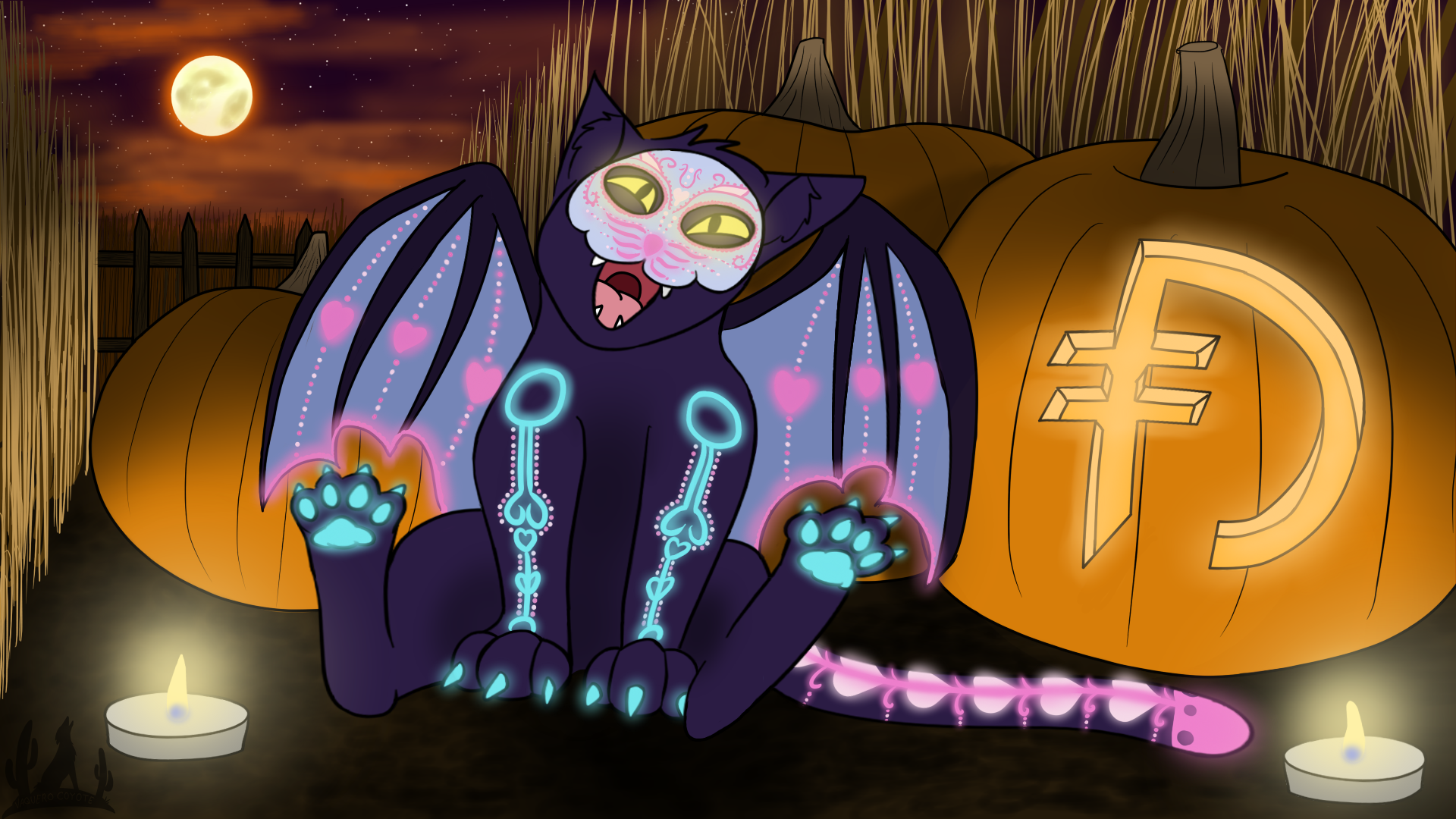 COMM] AJ1's Spooky Month Dance by VaqueroCoyote -- Fur Affinity [dot] net