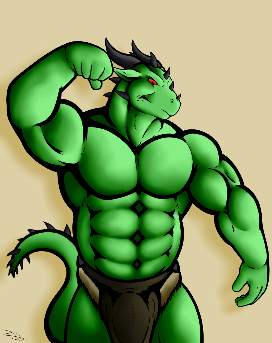 Fist Pumpin! (Art by XxZerkkanDragonxX) by Varanis_Ridari -- Fur Affinity  [dot] net