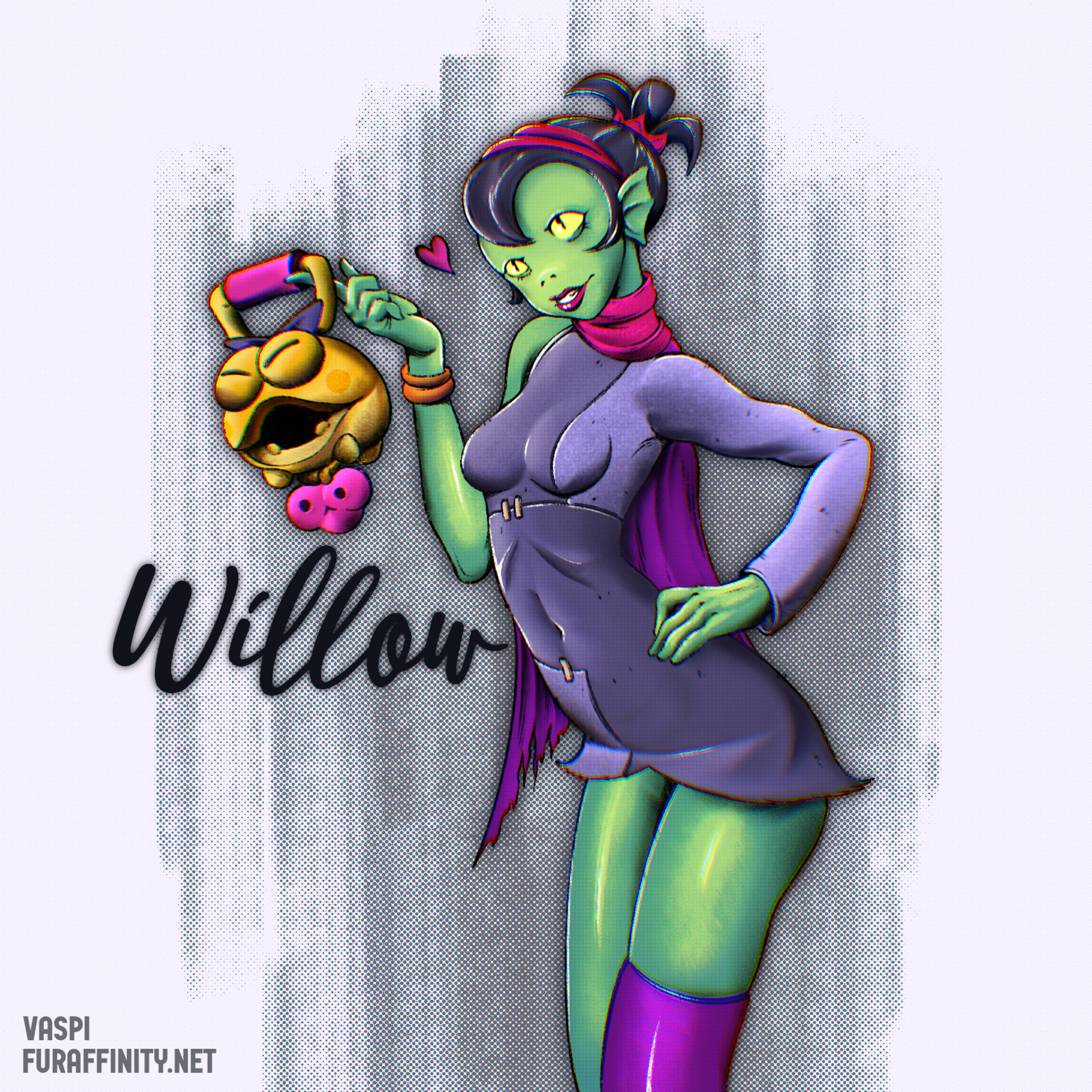 Willow from Brawl Stars [Fanart] by Vaspi -- Fur Affinity [dot] net