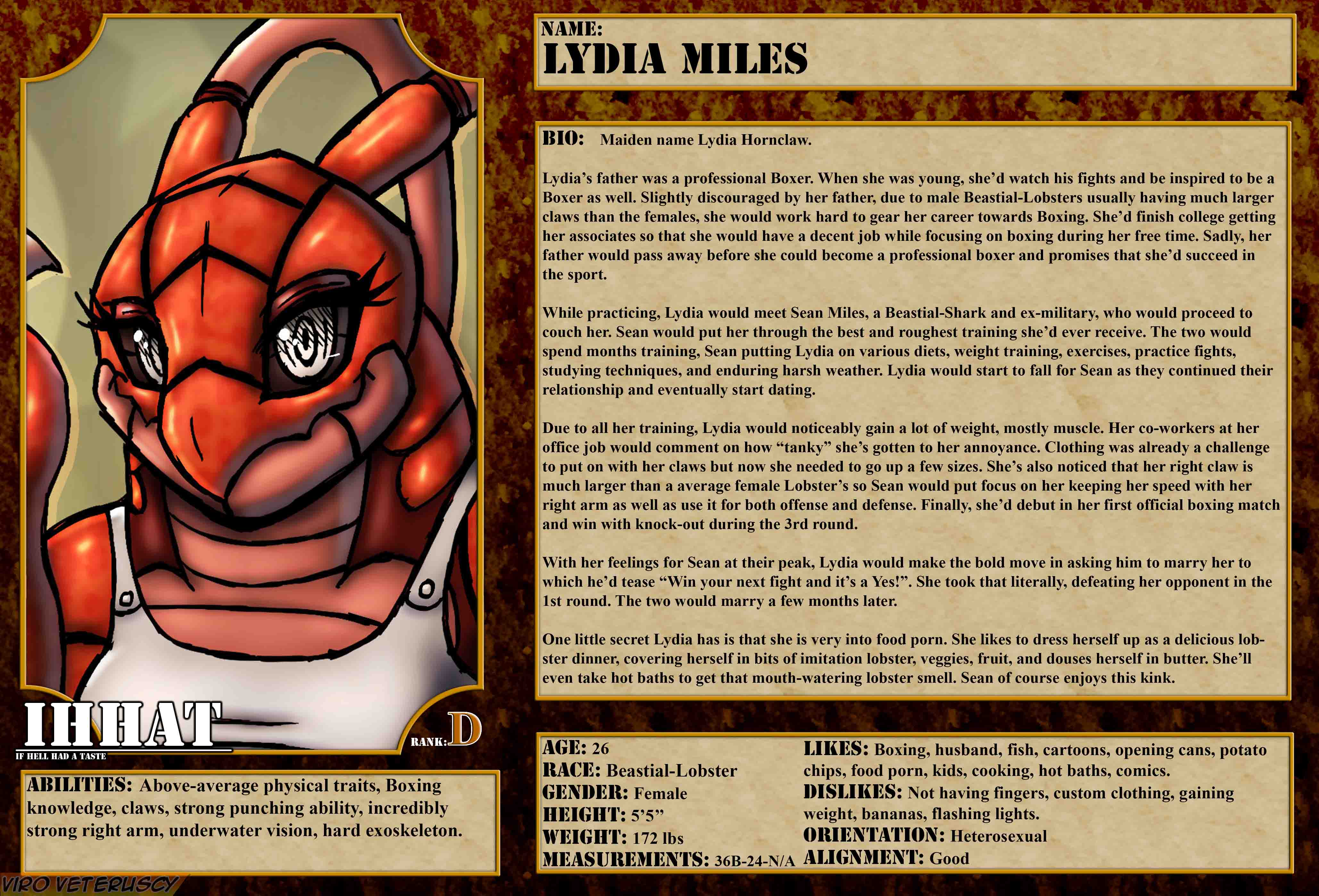 BIO] Lydia Miles by Vaughn_Xero -- Fur Affinity [dot] net