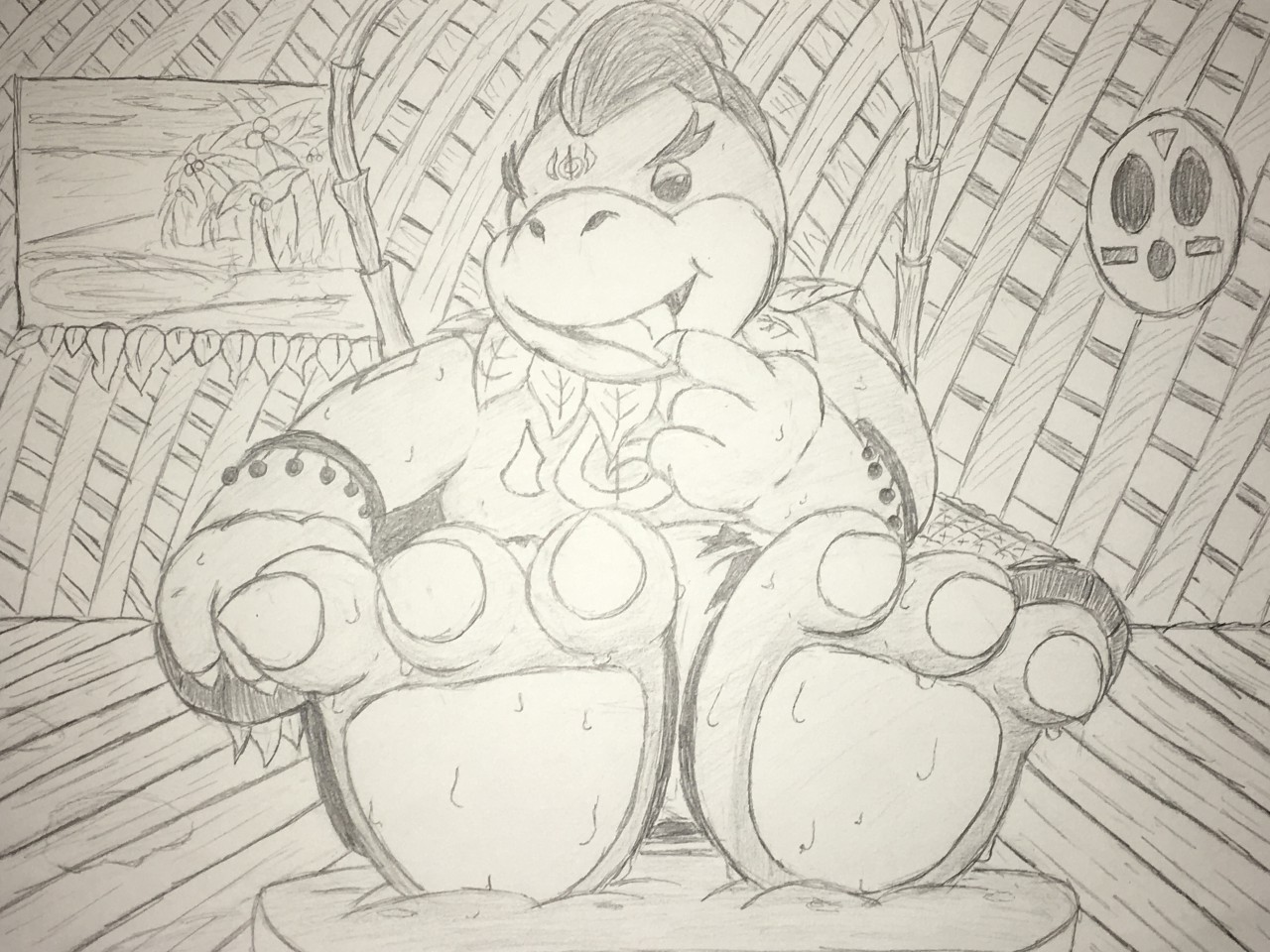 Tropical Treatment (Happy Bowser Day)! by VaXen12 -- Fur Affinity [dot] net