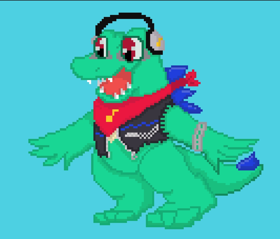 Pixel Shiny The Totodude Request By Veat Vest Fur Affinity Dot Net