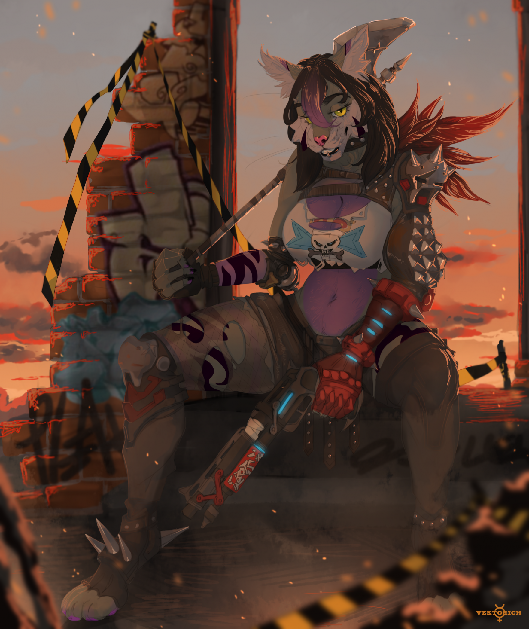 Junker Queen Sketch CM by Vektorich Fur Affinity dot net