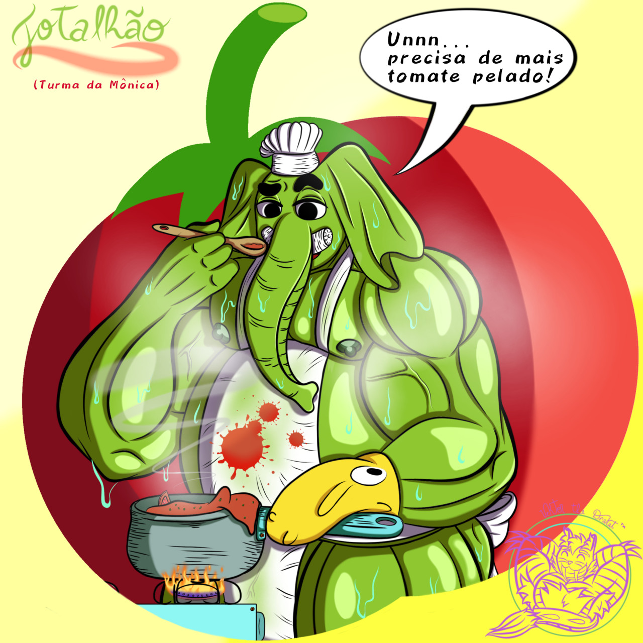 Jotalhão ~ Elefante do Molho de tomate 🍅 by Vektorthedrakat -- Fur  Affinity [dot] net