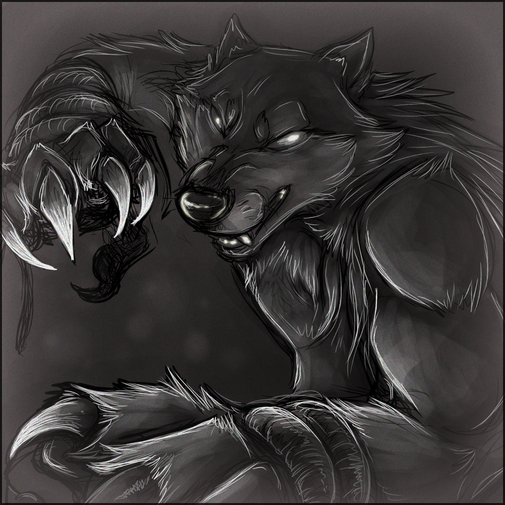 realistic werewolf claws