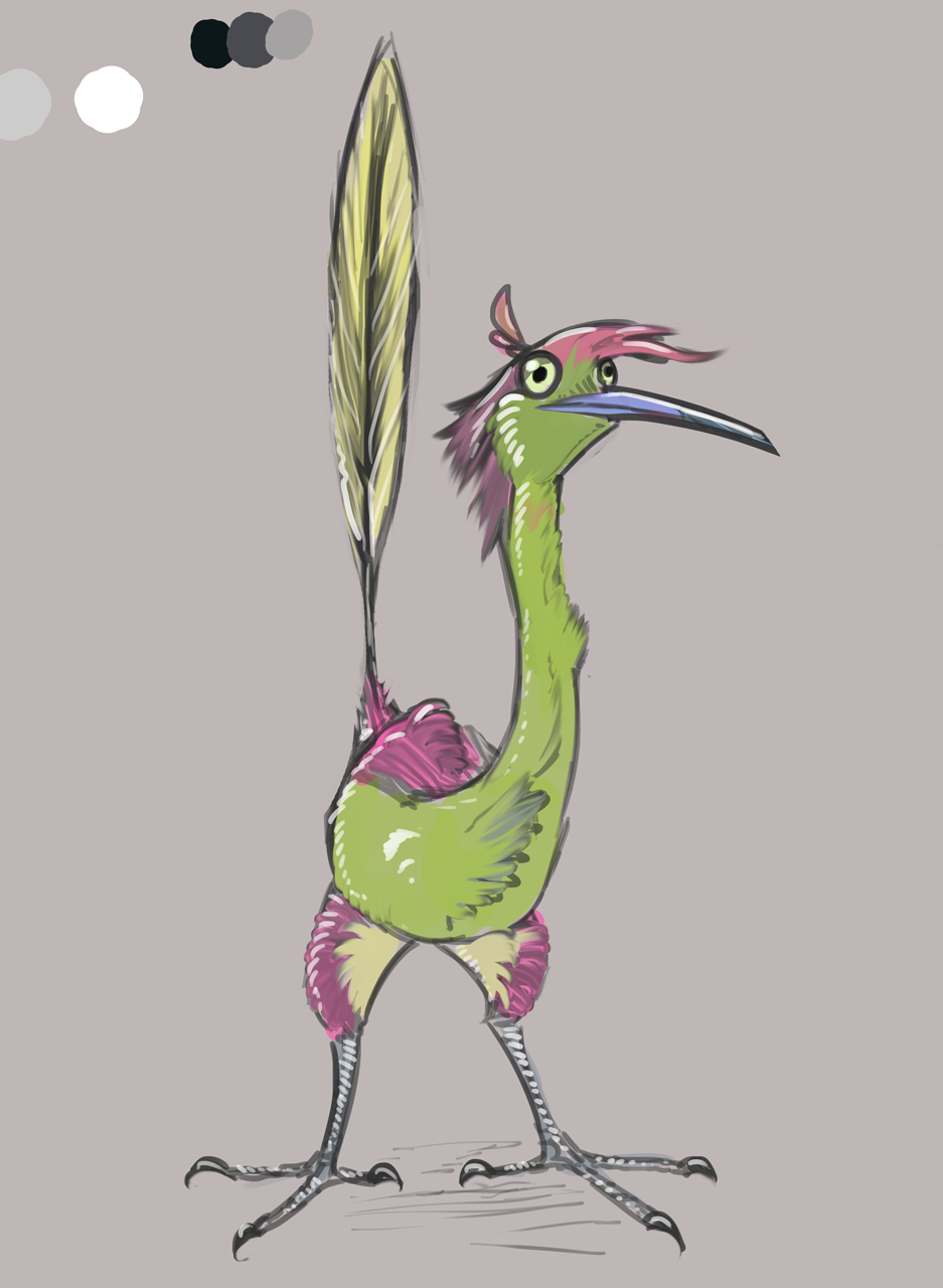 Opila Bird Sketches by Pidgequill -- Fur Affinity [dot] net