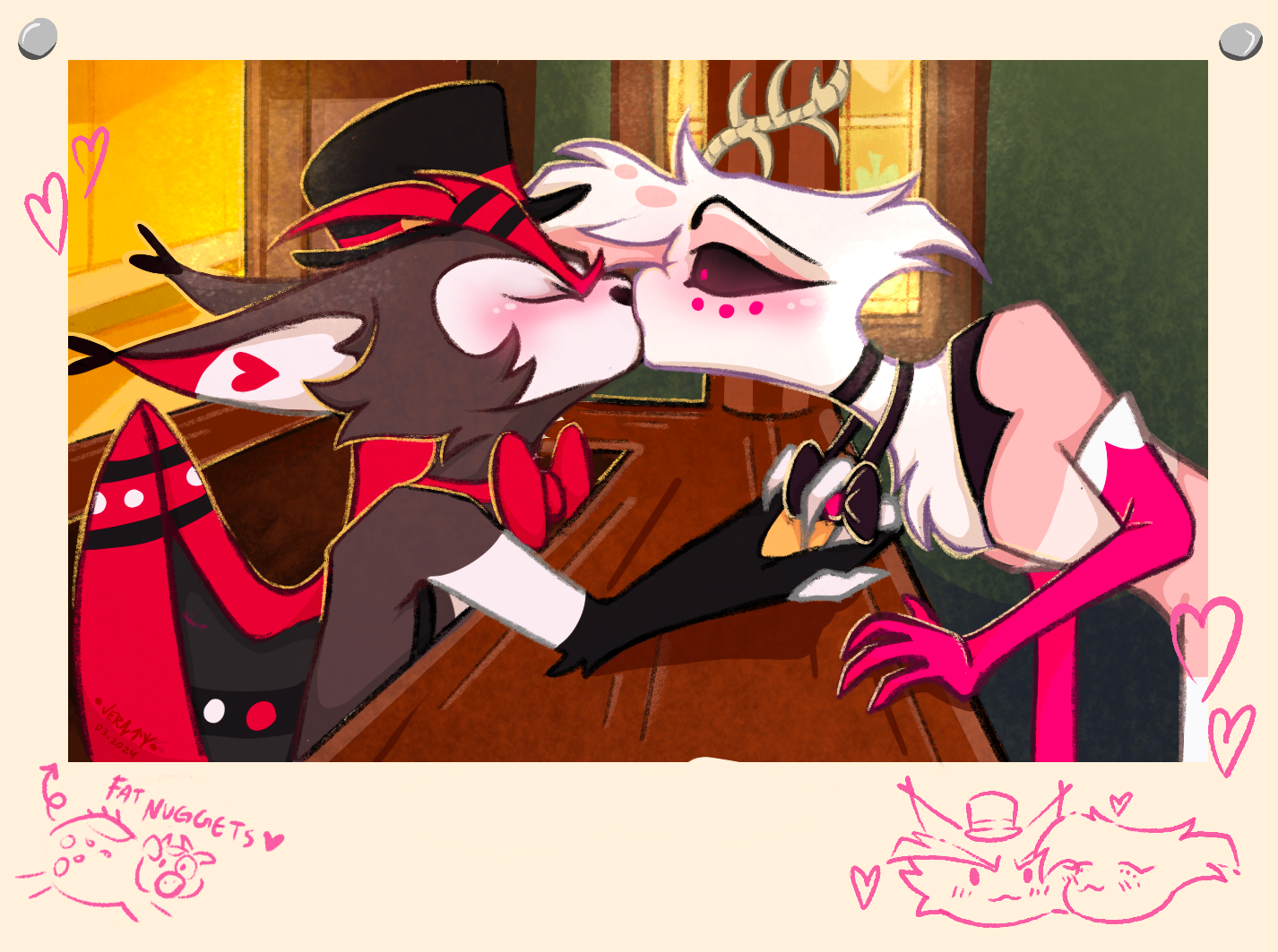 First kiss by VerityScamander -- Fur Affinity [dot] net