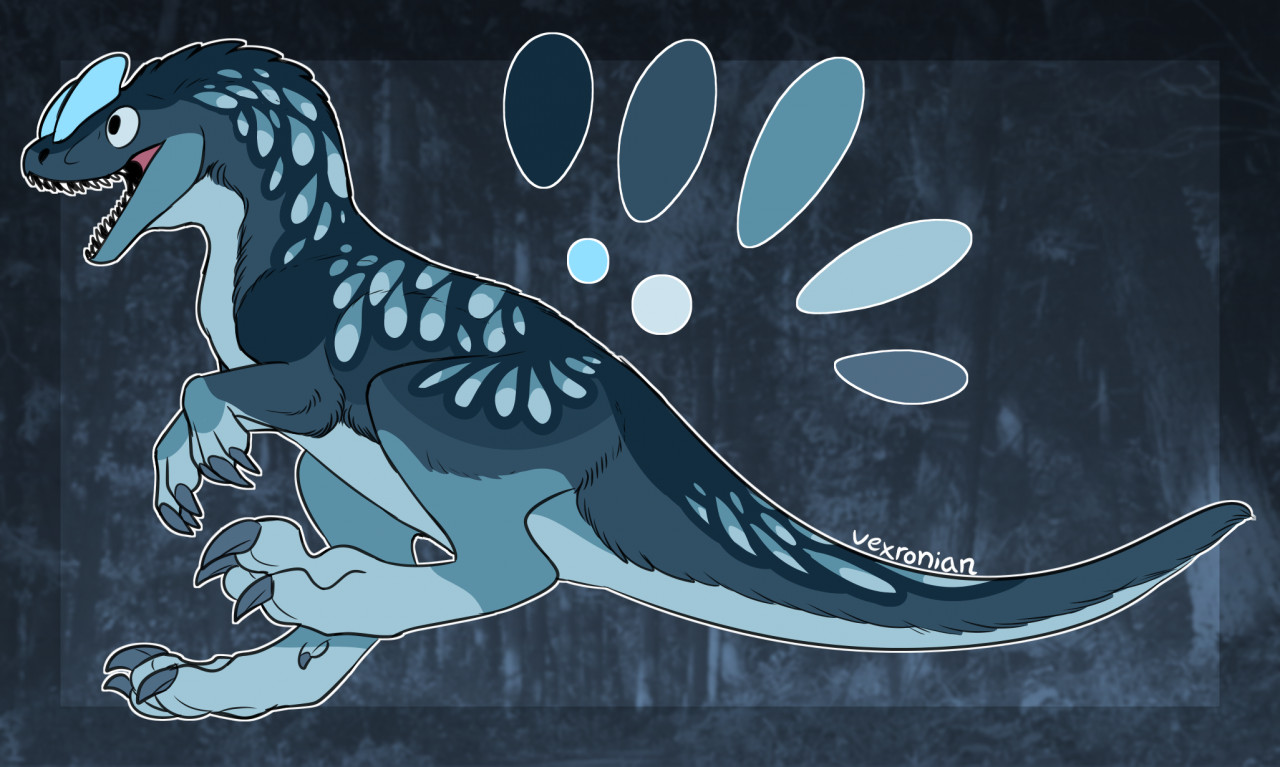 feathered dilophosaurus