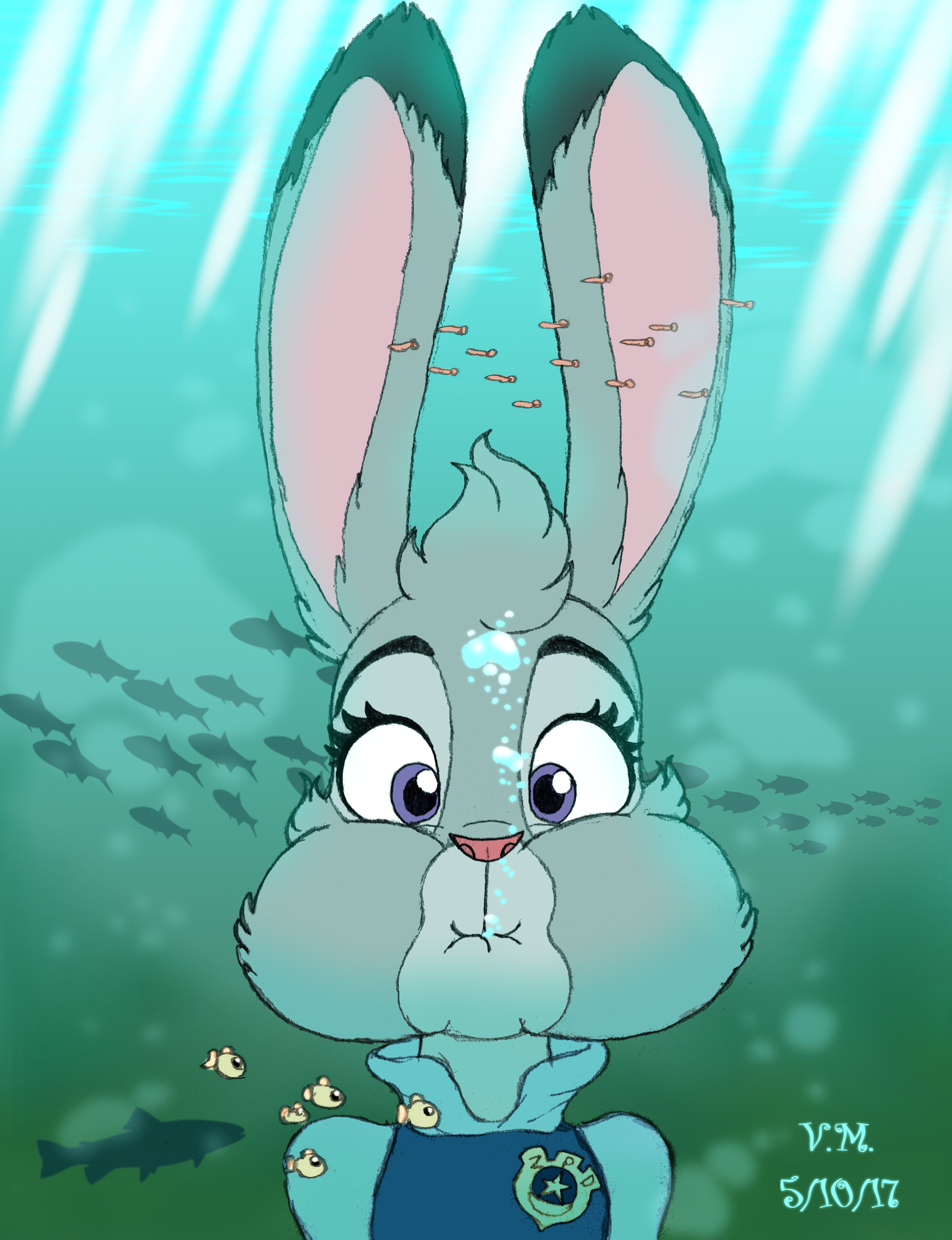 Judy Hopps in the drink by victor639514 -- Fur Affinity [dot] net