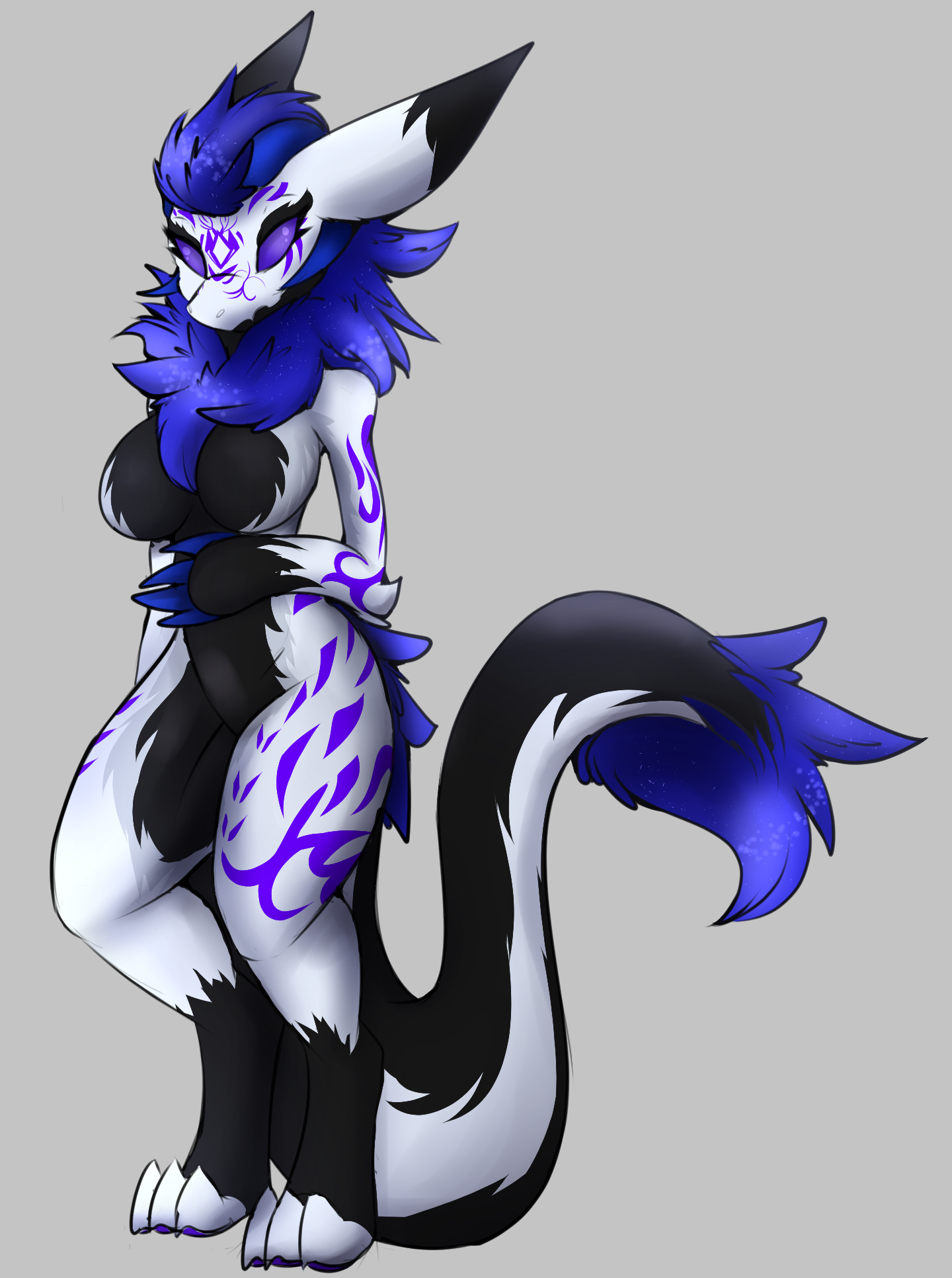 Cute blu protogen by ViFelian -- Fur Affinity [dot] net