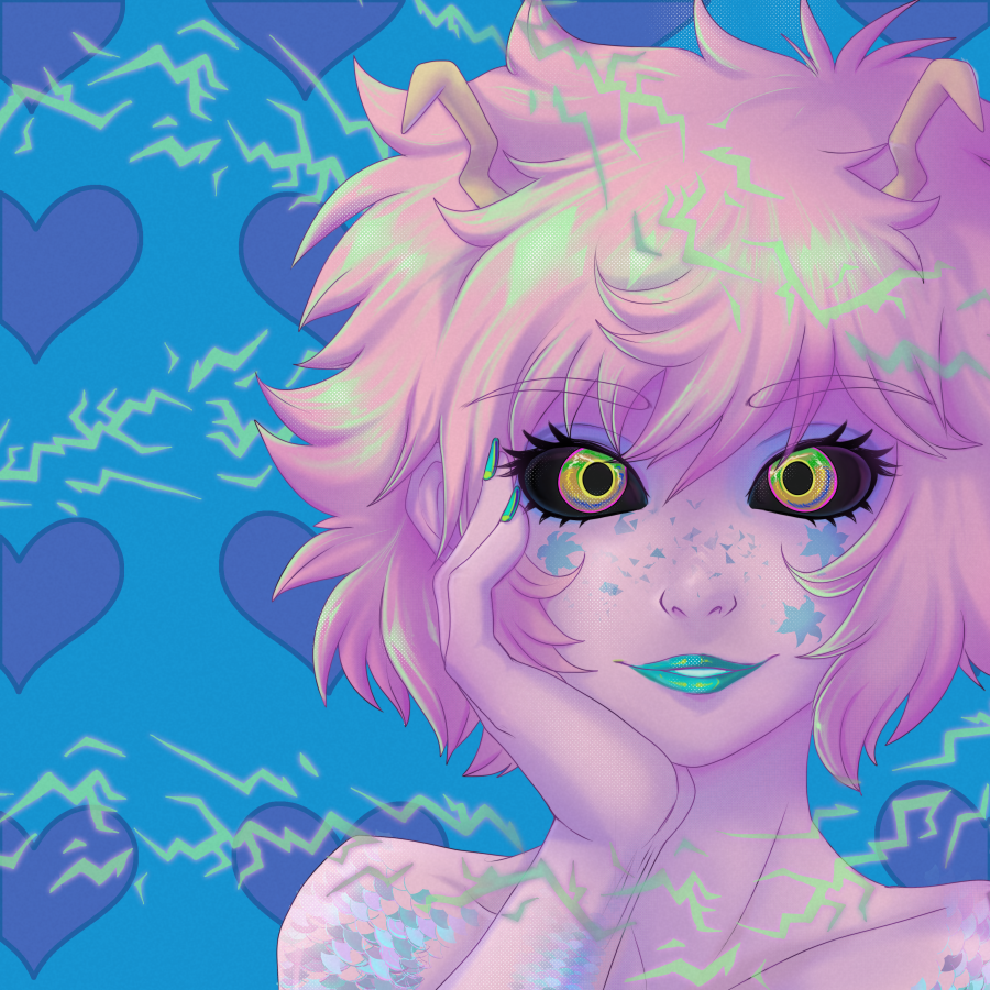 Fanart : Mina Ashido by Vilani -- Fur Affinity [dot] net