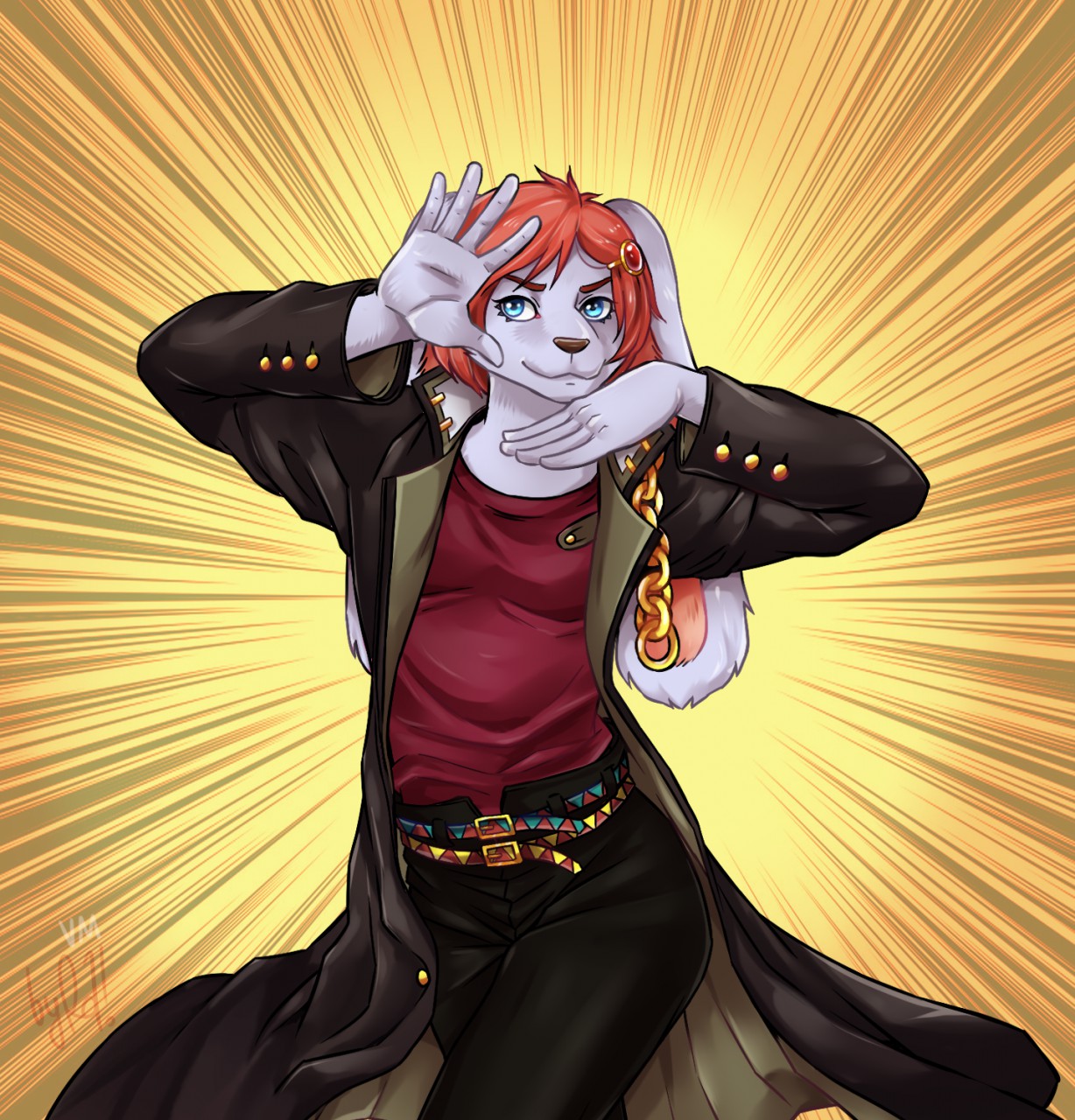 Jojo pose by Willfuria -- Fur Affinity [dot] net