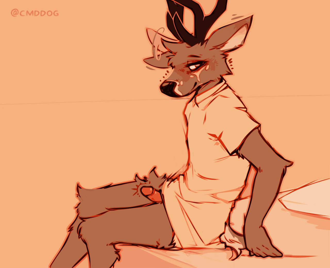 Rule 34 2023 Anthro Antlers Bed Biped Black Nose Blush Bottomless Bottomless Anthro Bottomless 4332