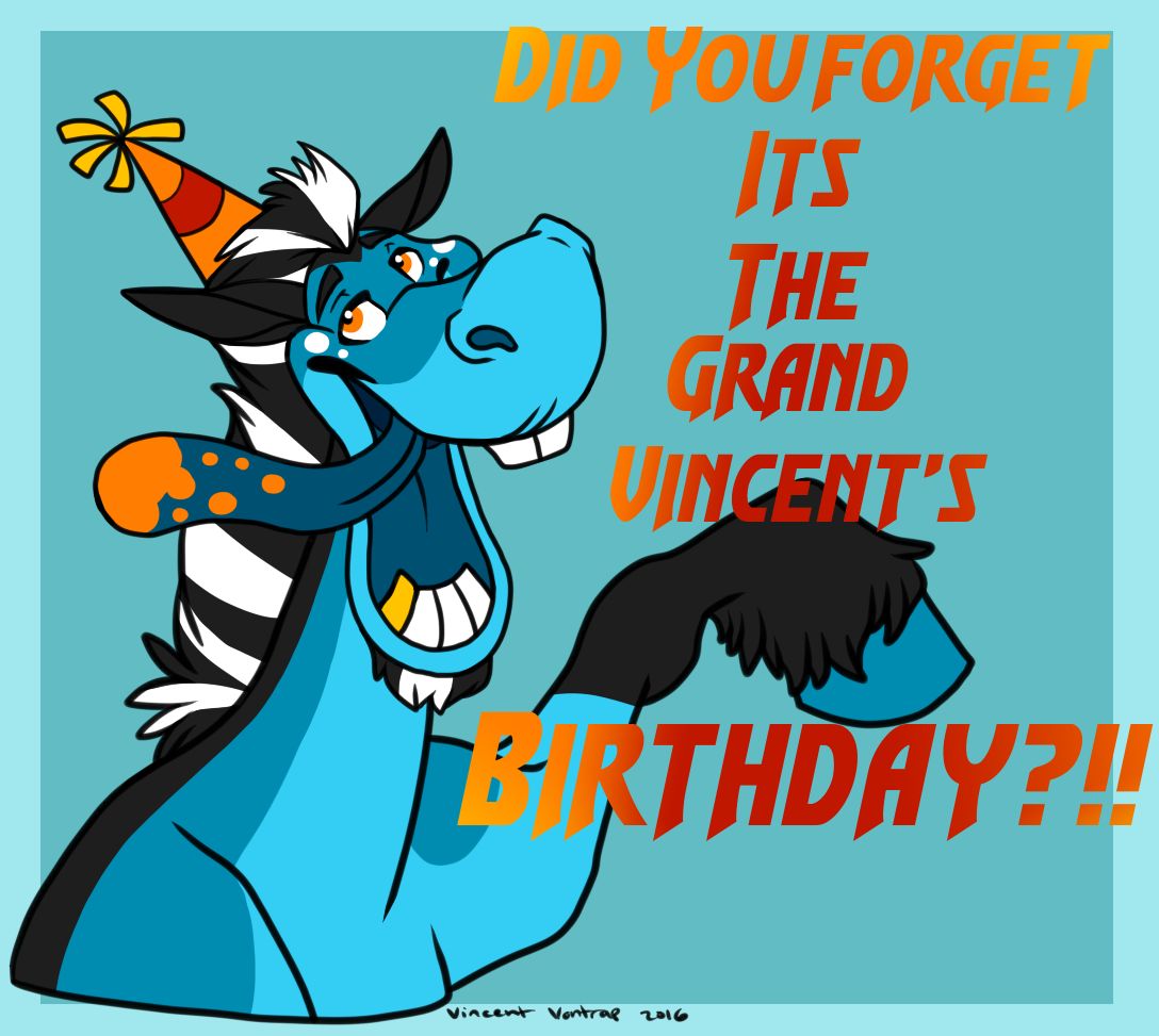 Cartoon horse challenge: Grand Chawhee /Happy Birthday to me by  Vincent_Vontrap -- Fur Affinity [dot] net
