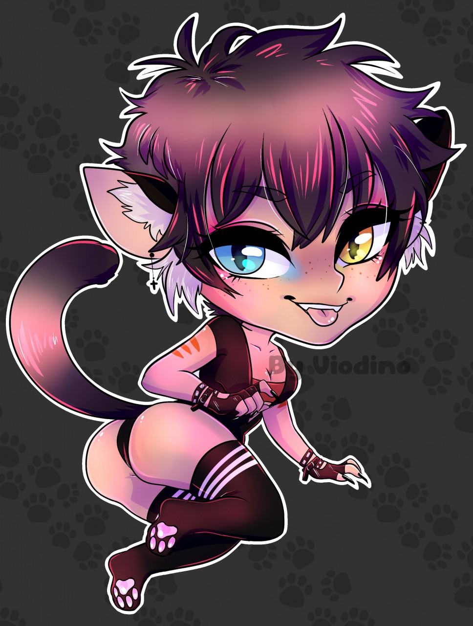 Chibi Commission - For BukkitBrown by Viodino -- Fur Affinity [dot] net