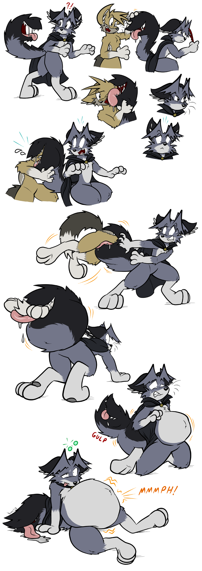 Mind the Tail by Virmir -- Fur Affinity [dot] net