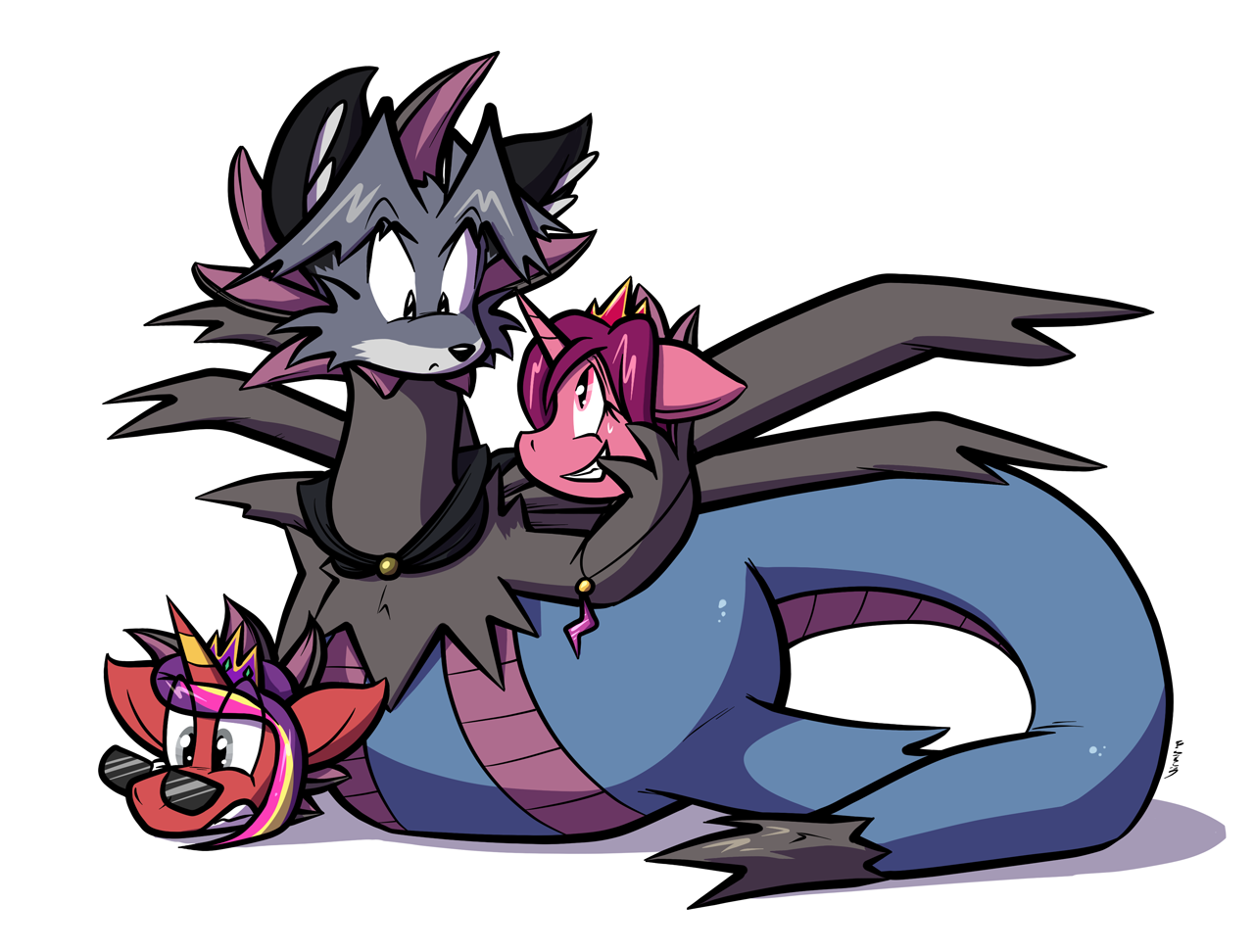 Gender Difference - Hydreigon by TeamToon on DeviantArt