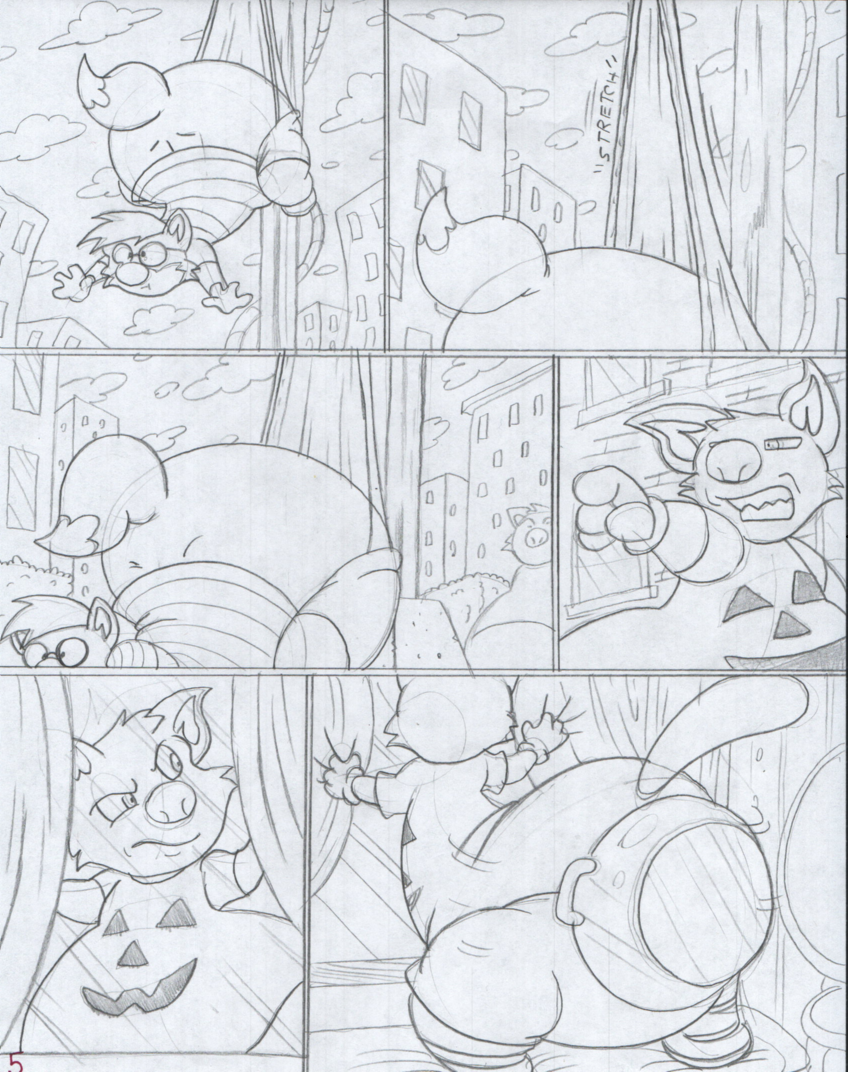 Wedgie Wars Welly Wolf Vs Tac Cat Sketch Page 5 by Virus-20 -- Fur Affinity  [dot] net