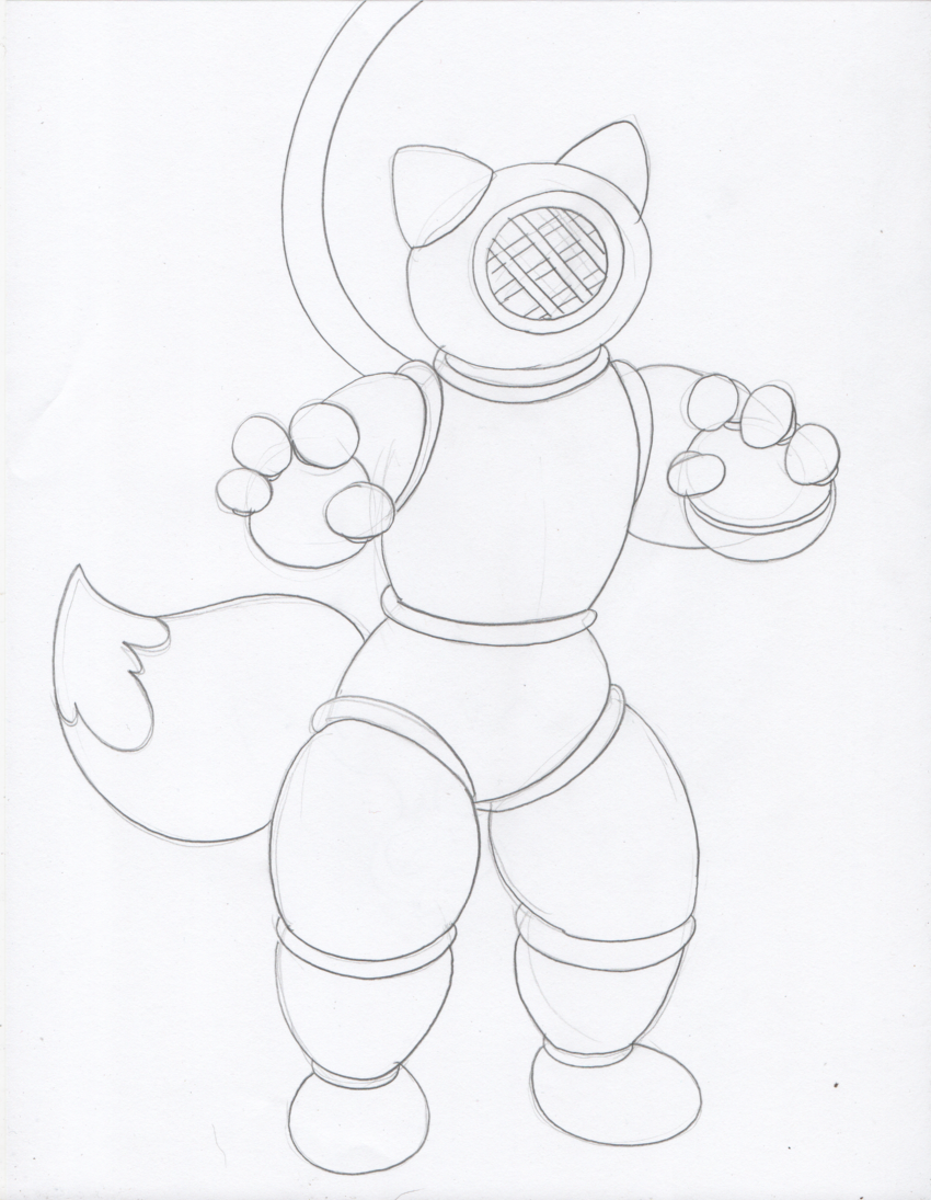 Foxy sketch (FNaF) by -AngieJM- -- Fur Affinity [dot] net, foxy