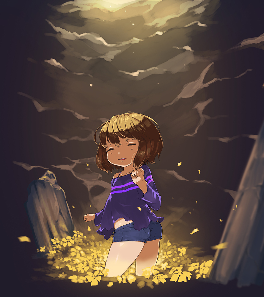 MMD] Undertale. Frisk ~ WALLPAPER by VikaRock on DeviantArt