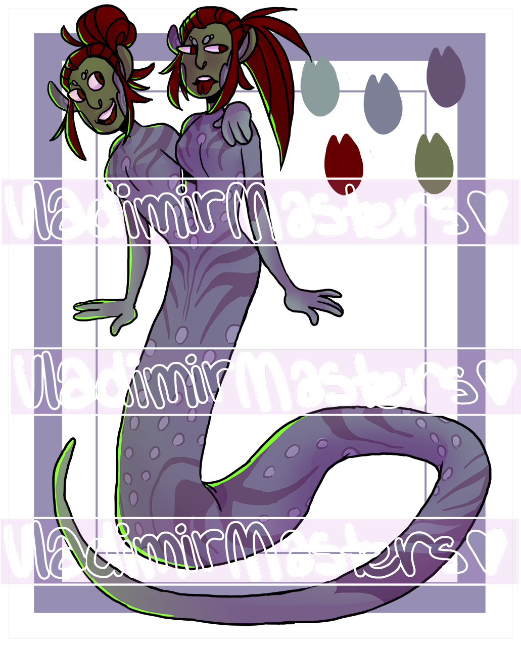 Sans AU Lamia/Naga by Jundi -- Fur Affinity [dot] net