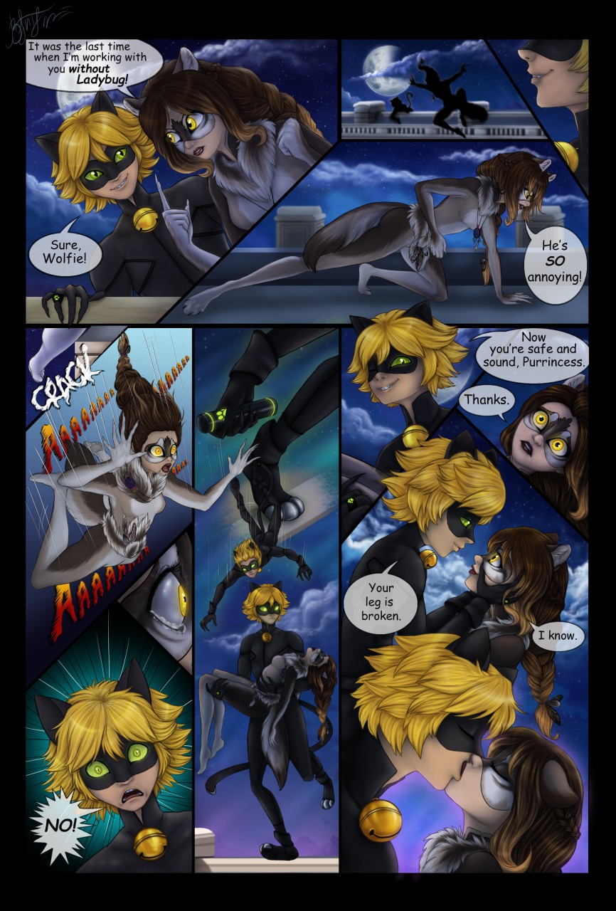 Chat Noir and Moonwolf|Comic page|Miraculous by VlalizaVladaRose -- Fur  Affinity [dot] net