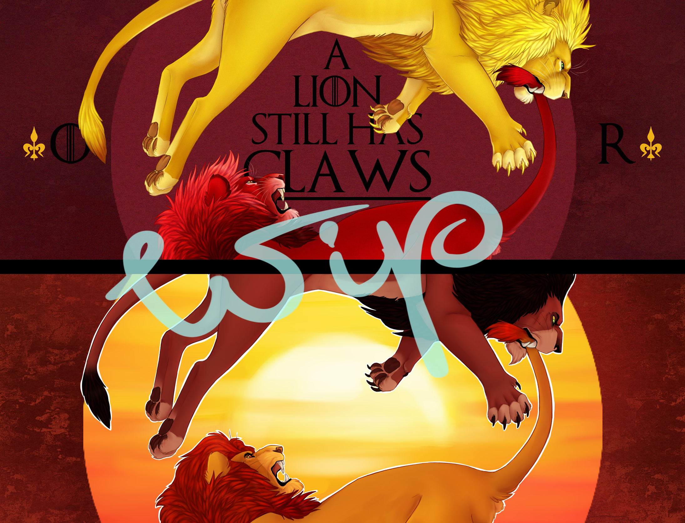 The Lion King with fan made changes : r/pics