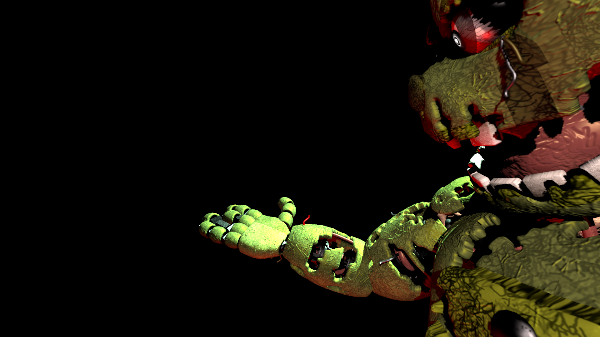 SpringTRAP_OFF_0 on Game Jolt: Abby and Springtrap(ART) Why not actually?)  This is what I want the