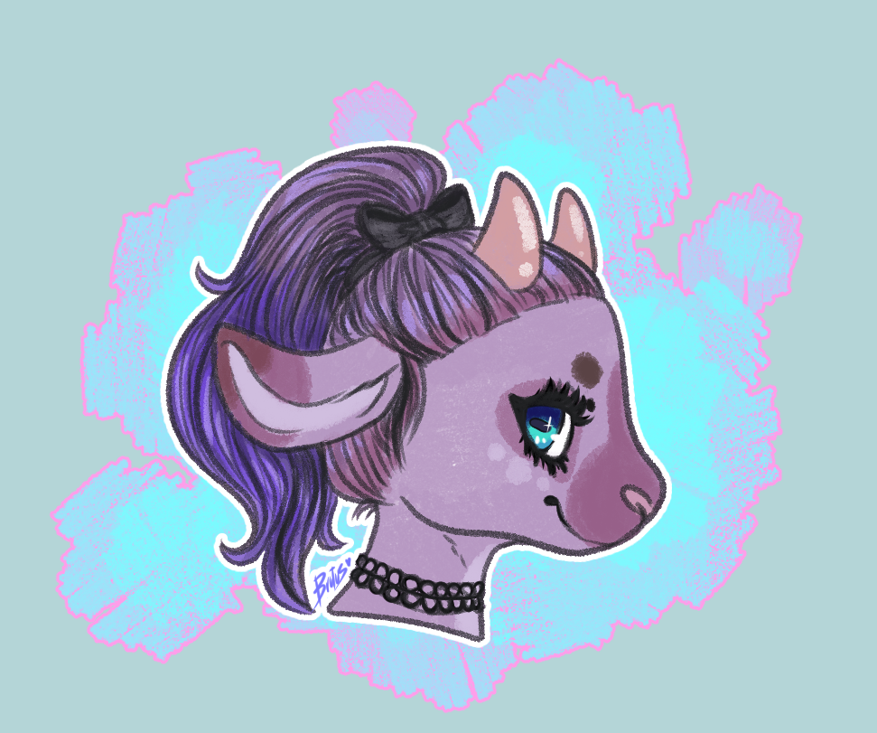 FayeBunny Headshot by VoidBytes -- Fur Affinity [dot] net