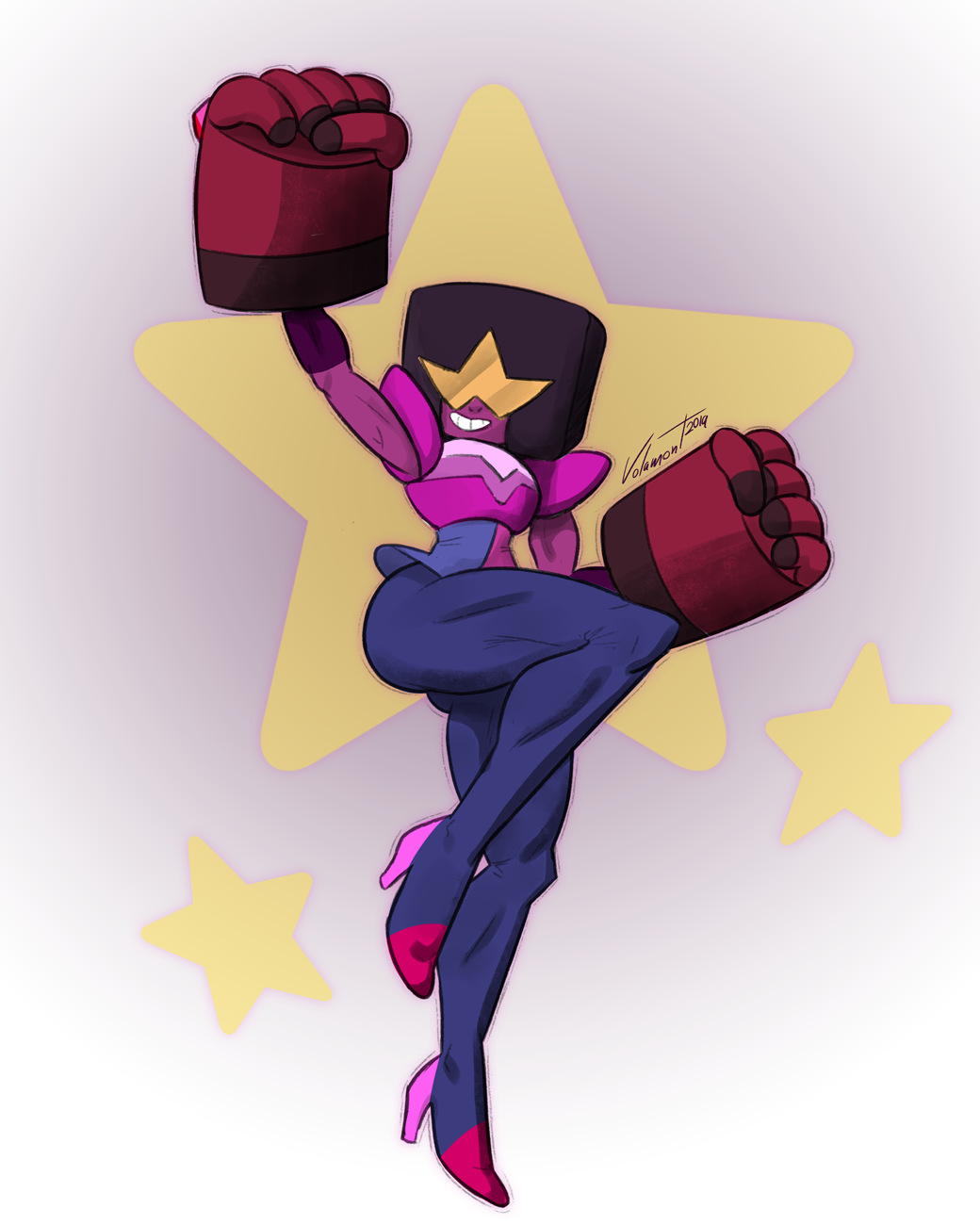 Steven Universe Garnet Starpower by Volamont -- Fur Affinity [dot] net