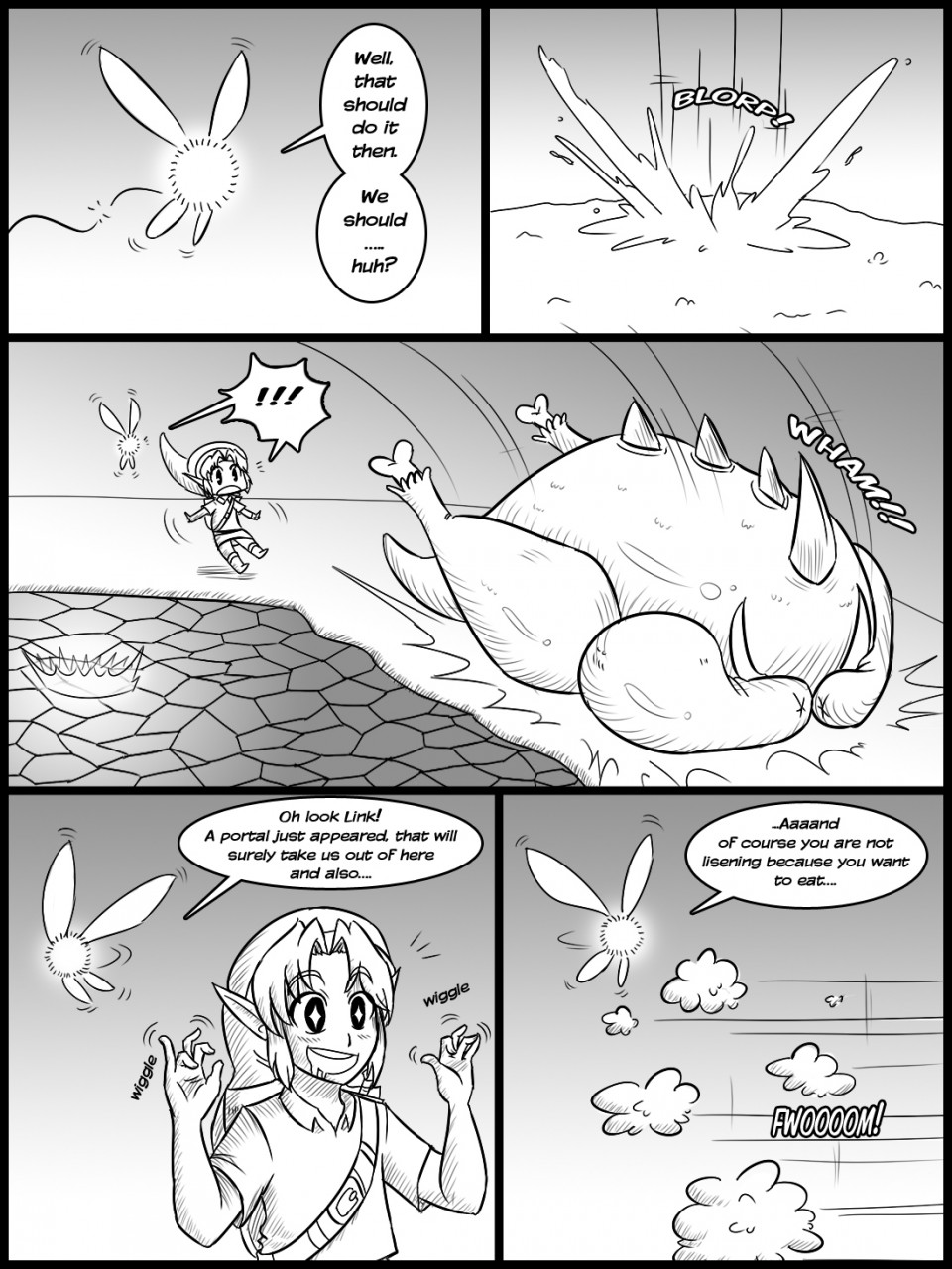 Ocarina of Vore Chapter 3 page 7. 