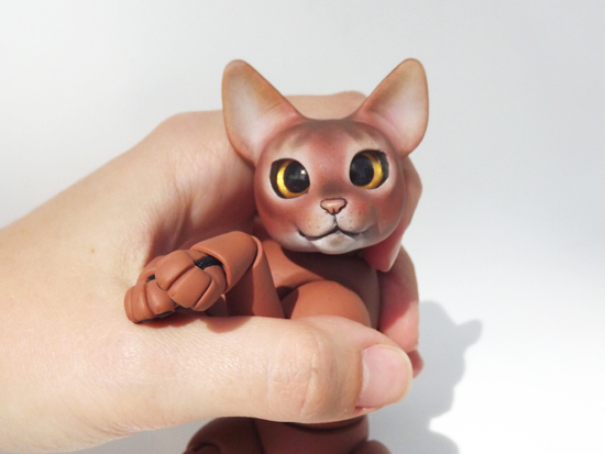 Ball jointed sales cat doll