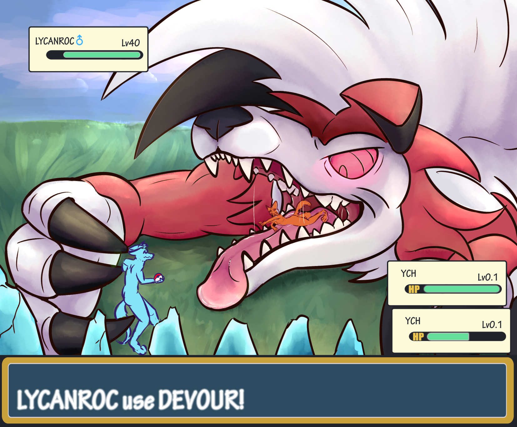 Vore gaming. Vore игры. Лайканрок Vore. Helixftr Vore. Wargreymon Vore.