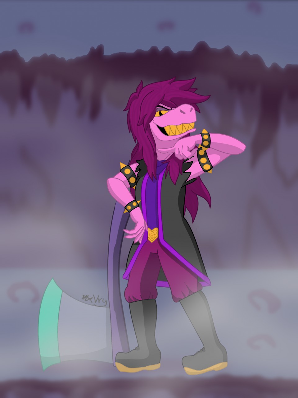 Susie: The Dark Knight----Deltarune by Vrykolakosplay -- Fur Affinity [dot]  net