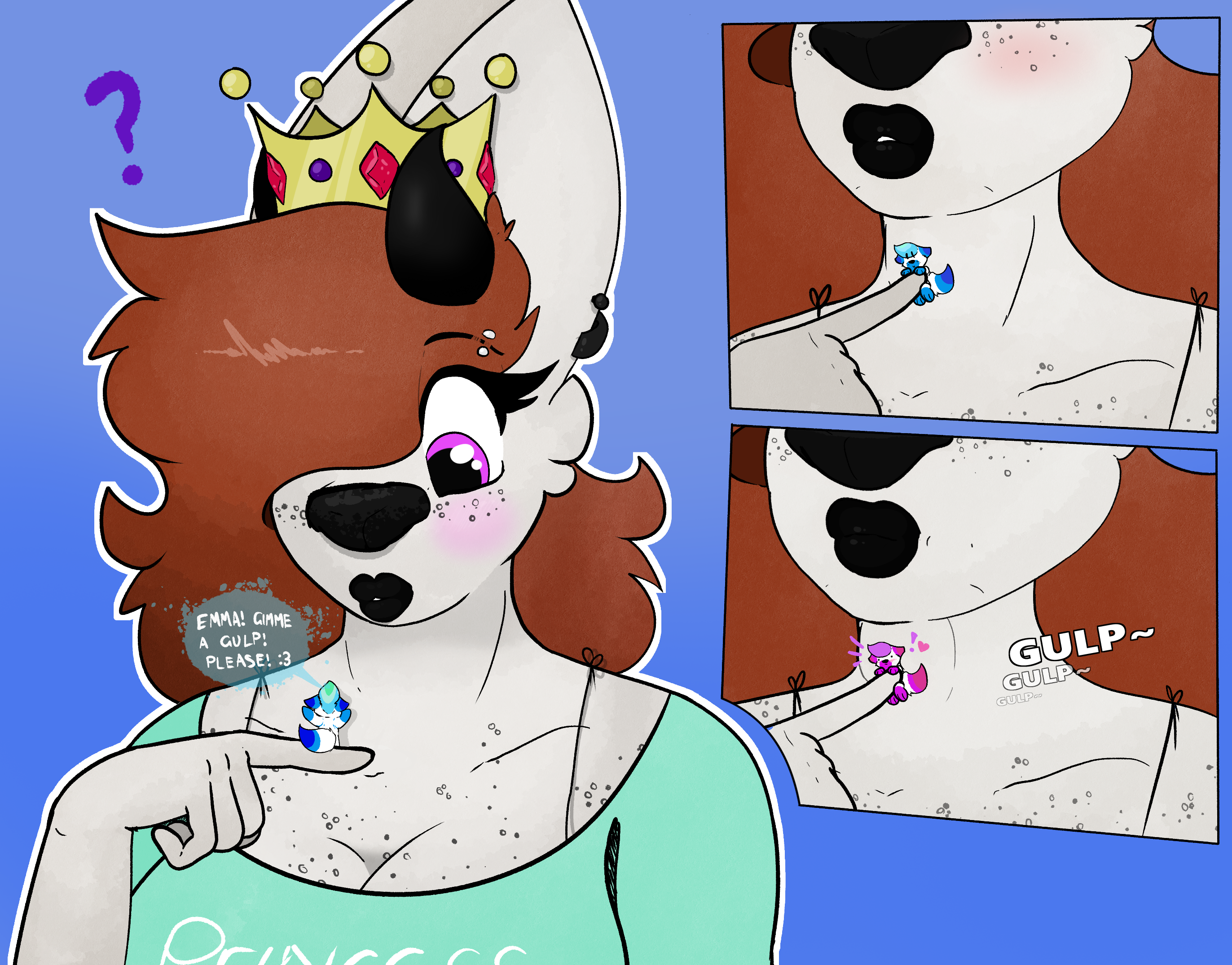 The Queens Gulp~ by VulpesCurl -- Fur Affinity [dot] net