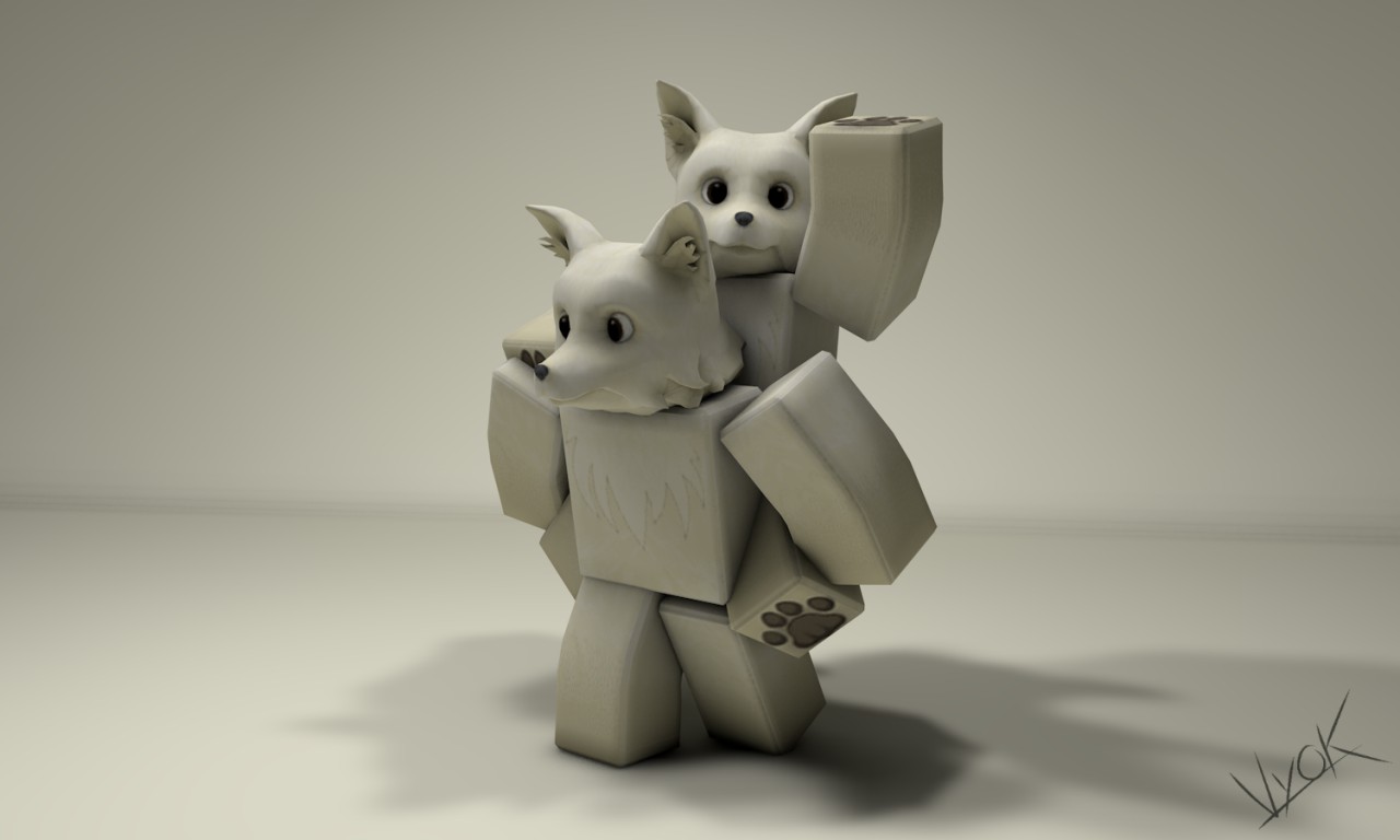 Roblox Artic Foxes Playing By Vyok Fur Affinity Dot Net - furry profile picture roblox