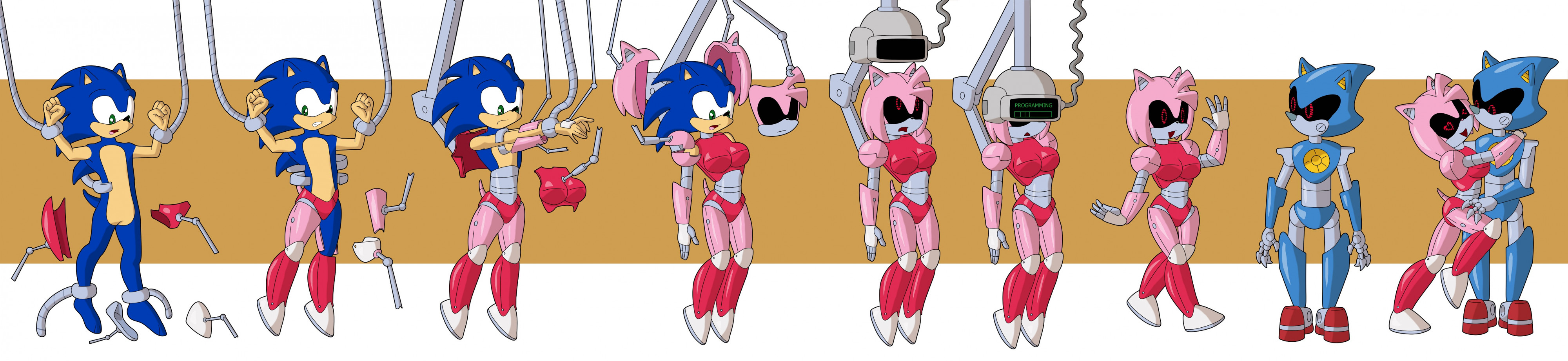 Sonic to metal Amy by Vytz -- Fur Affinity [dot] net